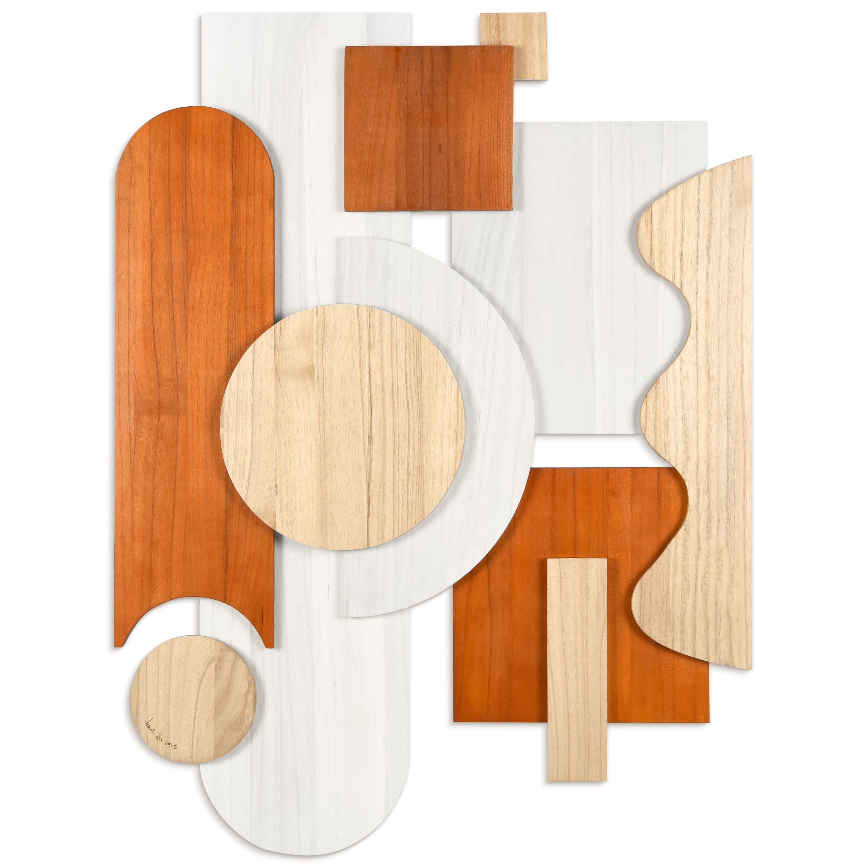 Empire Art Direct 40" x 30" Cinnamon Dreamscape II Hand Made Dimensional Solid Wood Wall Art