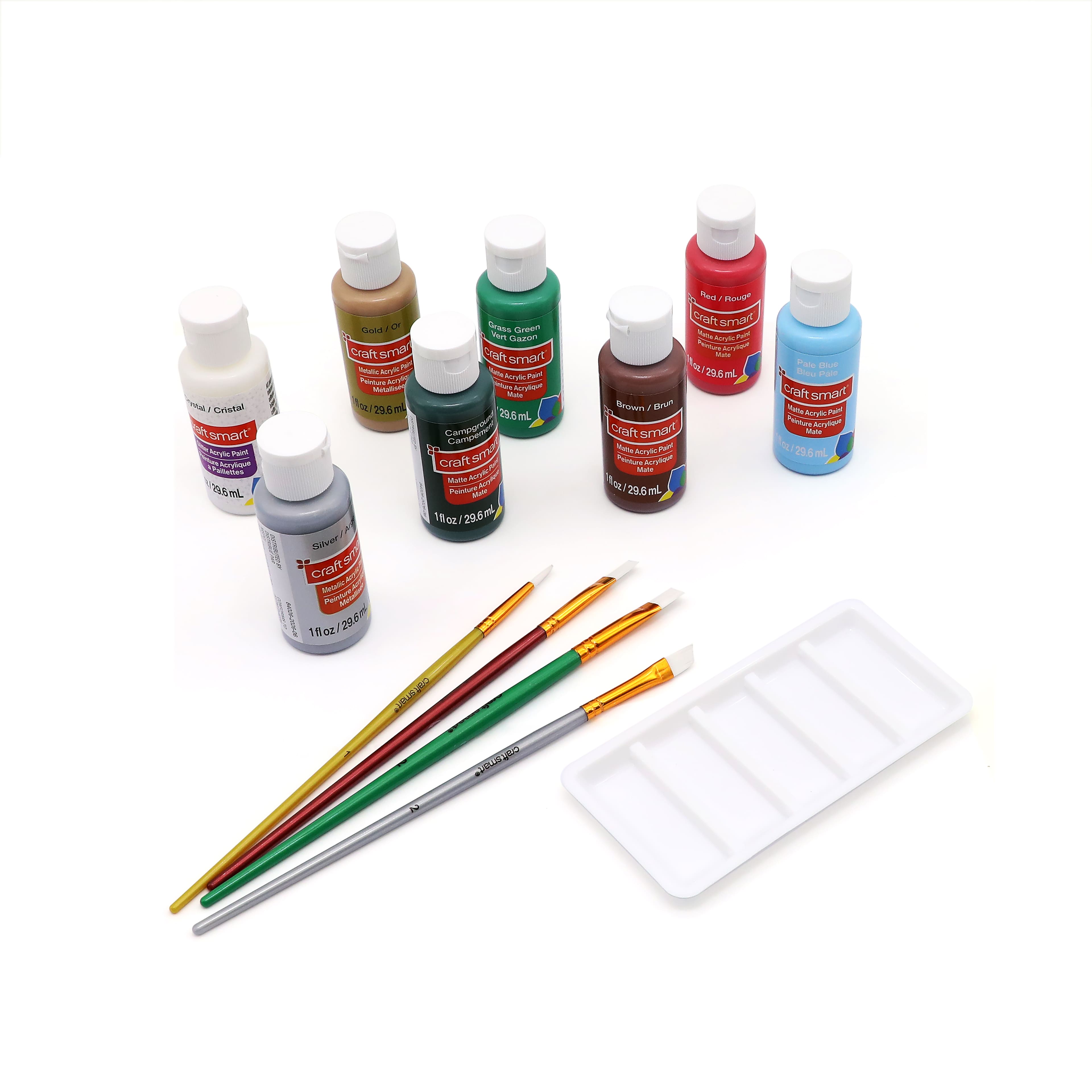 Michaels, Christmas Paint & Brush Set by Craft Smart® – Category: Christmas Wood & Ceramic Crafts
