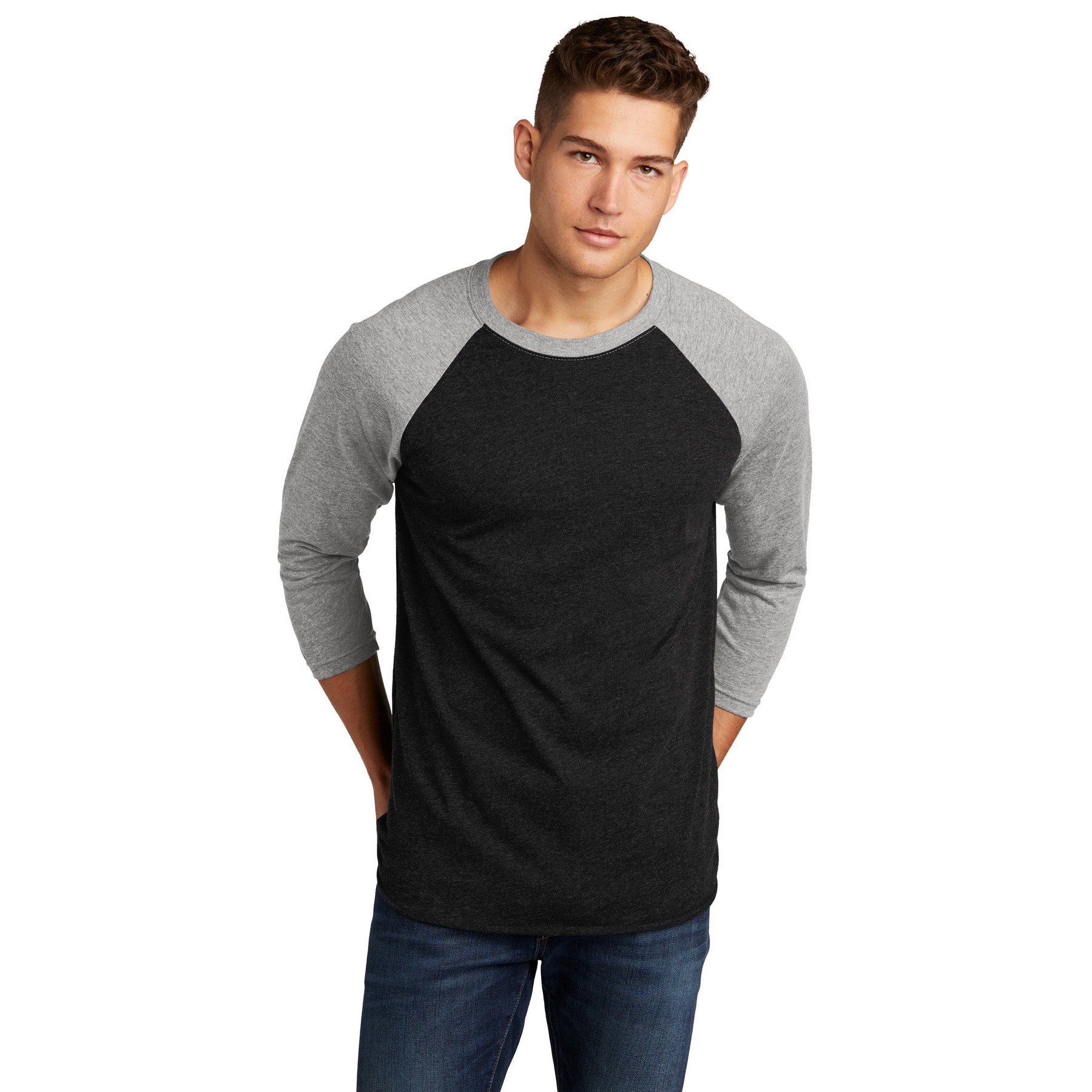Next Level Unisex Tri-Blend 3/4-Sleeve Raglan T-Shirt