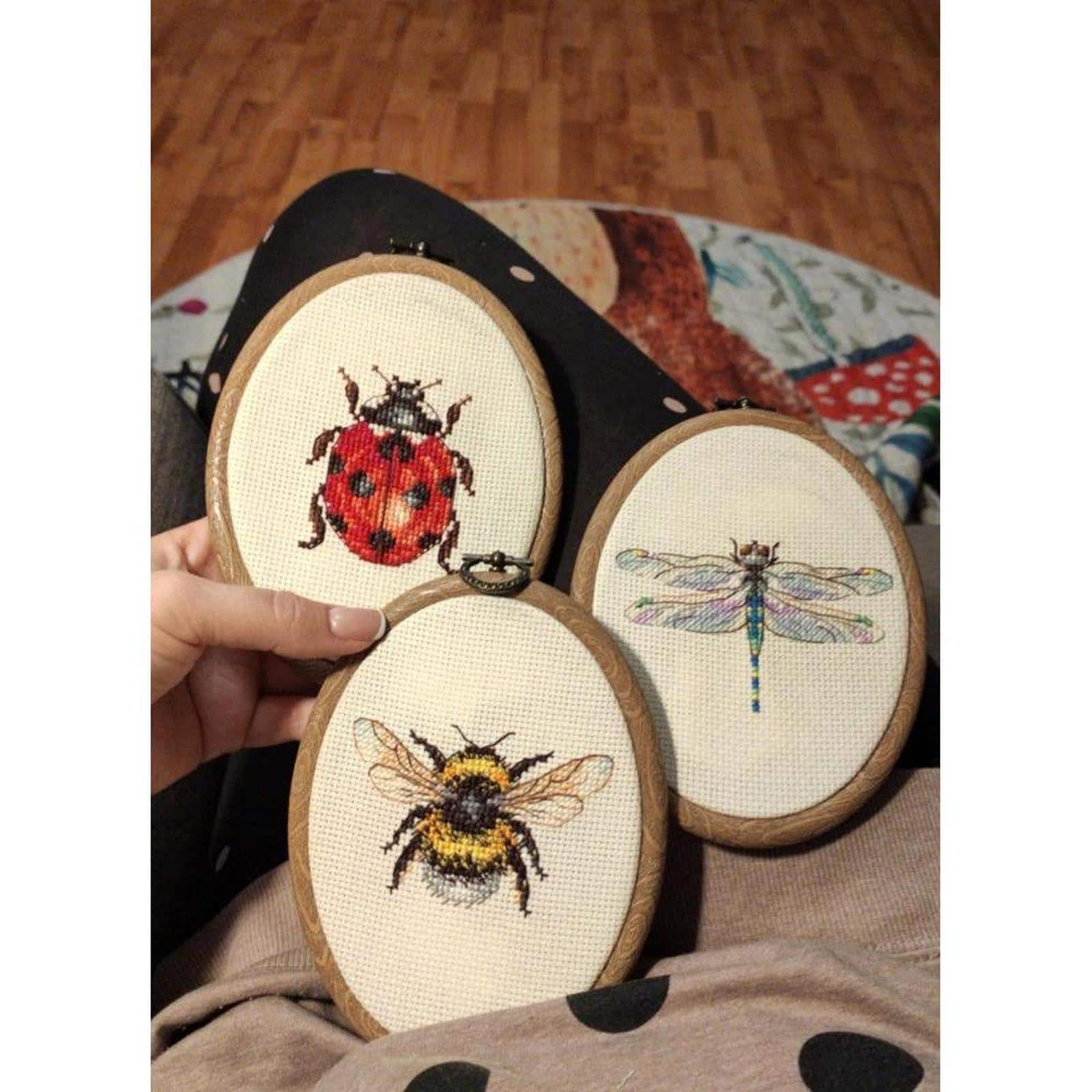 MP Studia MP Studia Plastic Canvas Counted Cross Stitch Kit Winged Friends