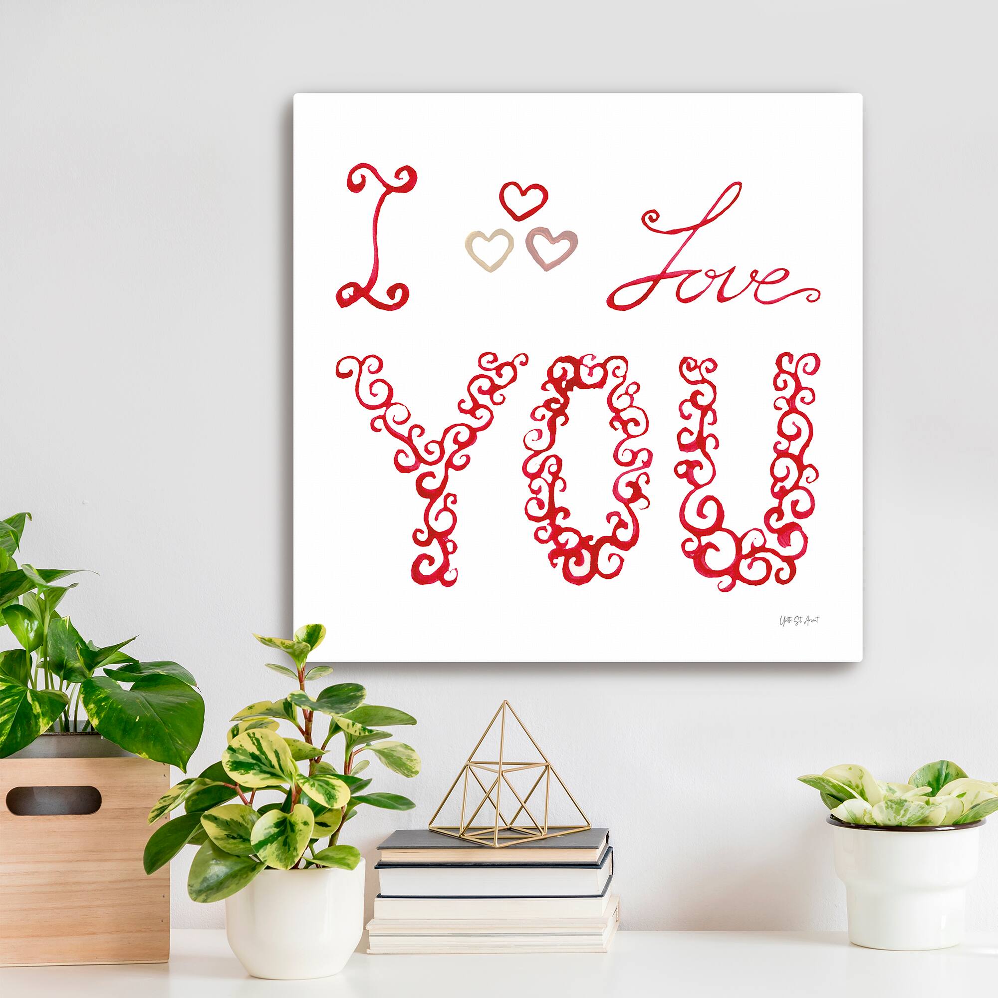 Keepsake Valentine V Canvas Giclée Art