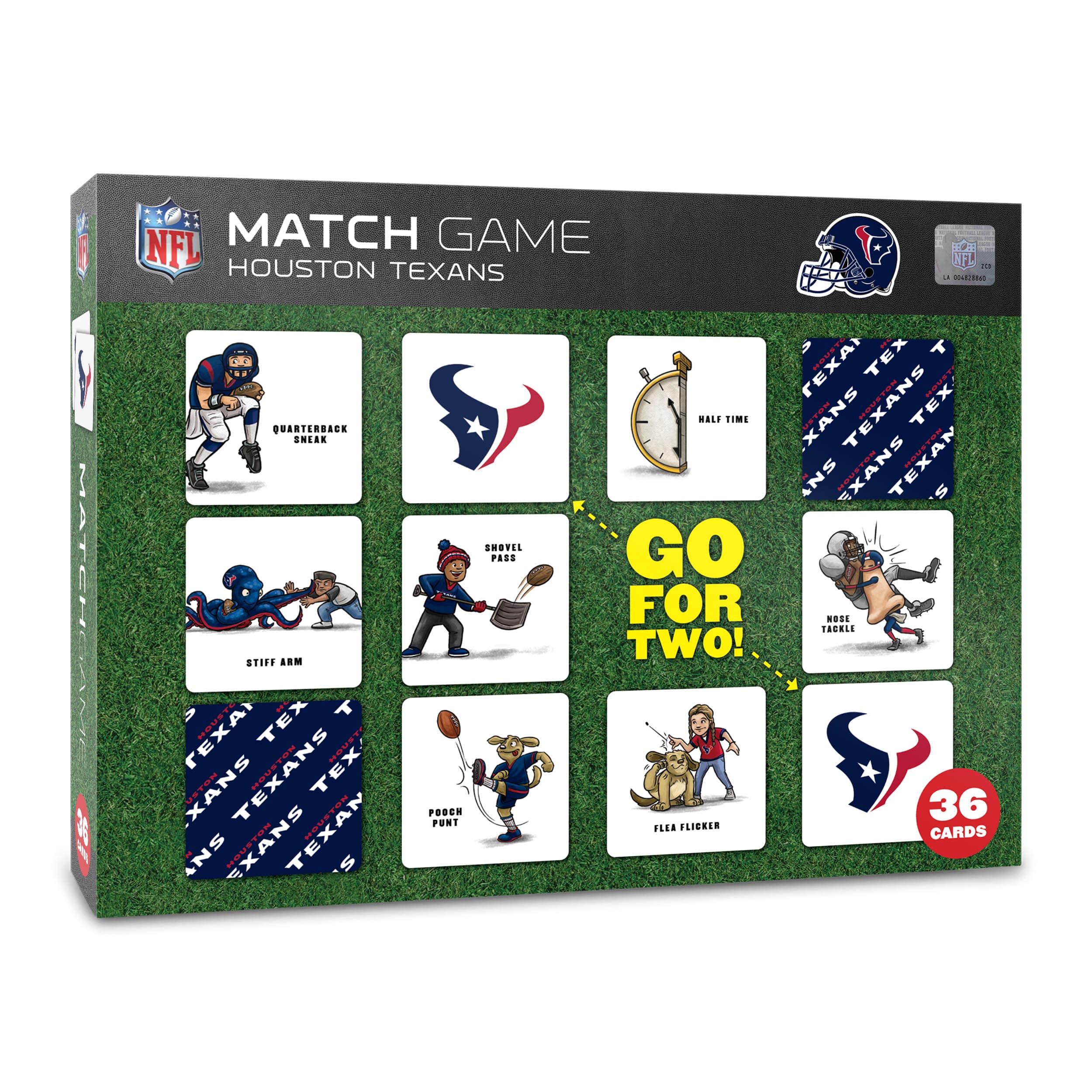 NFL Memory Match Game By Youthefan in Houston Texans | 2.5" x 2.5" | Michaels®