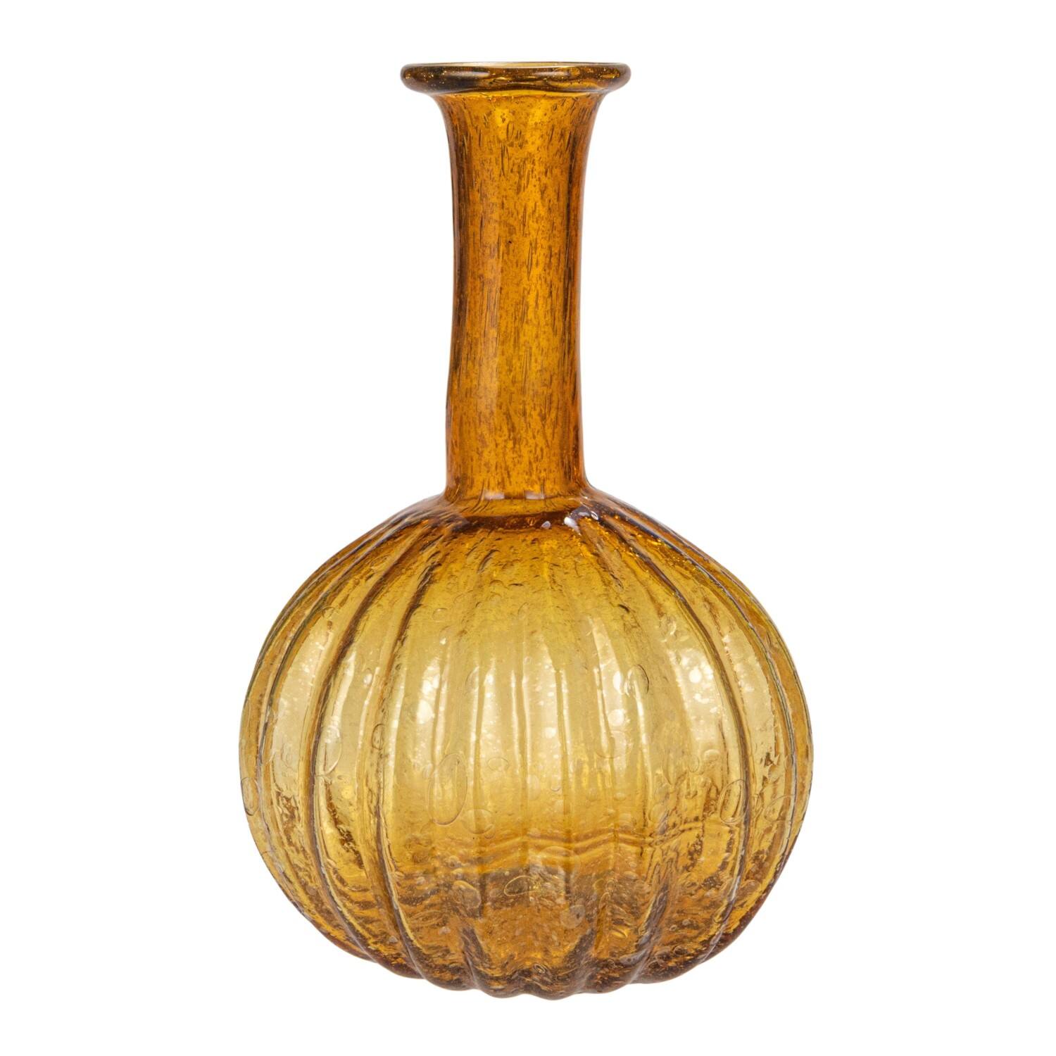 Hello Honey® Embossed Reclaimed Glass Vase Set