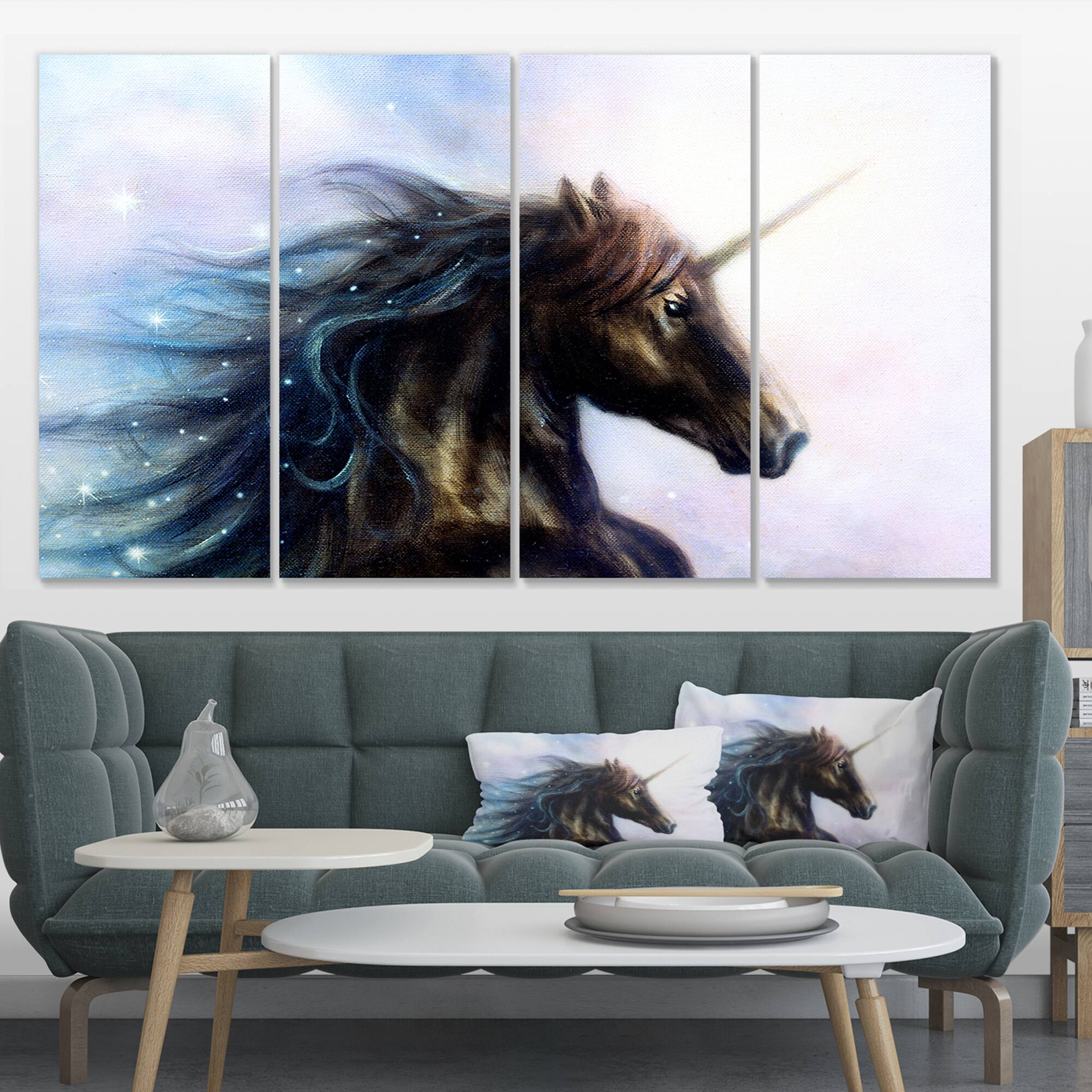 Designart - Black Unicorn