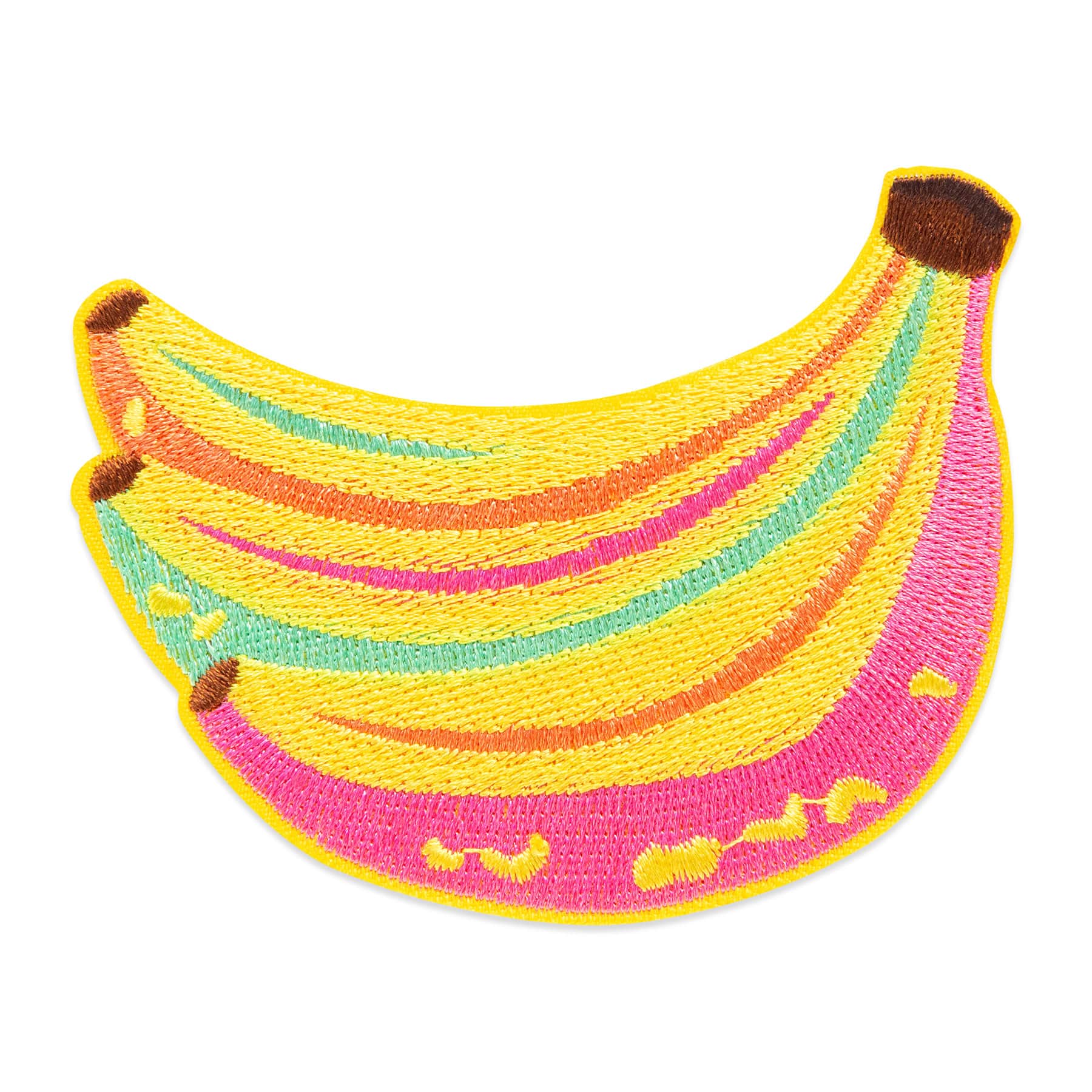Summer Bananas Iron-On & Adhesive Embroidered Patch by Make Market®