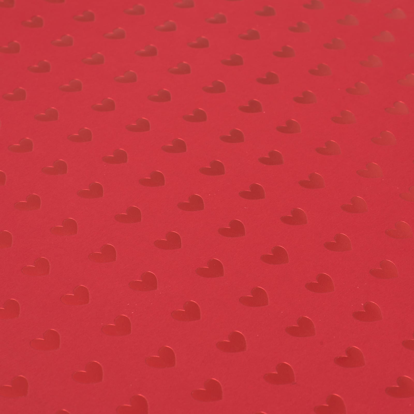Red Foil Hearts Paper by Recollections®, 12" x 12"