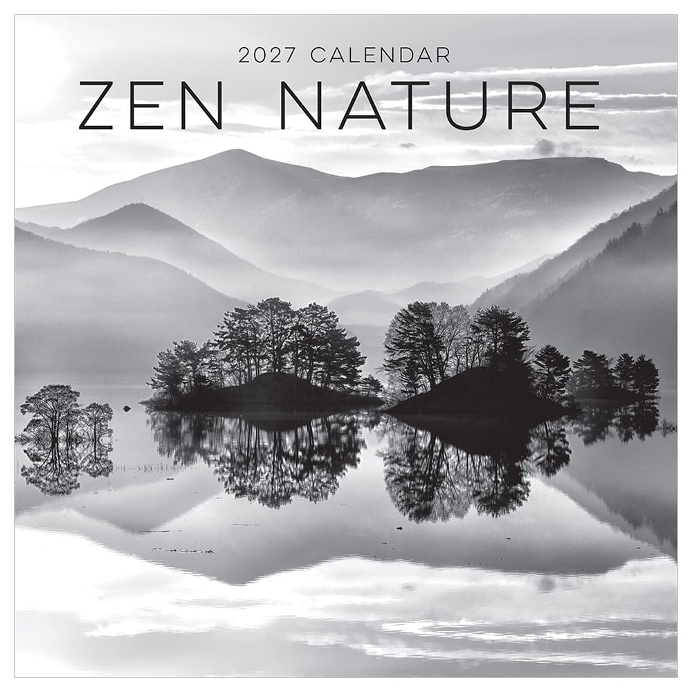2027 Zen Nature Wall Calendar