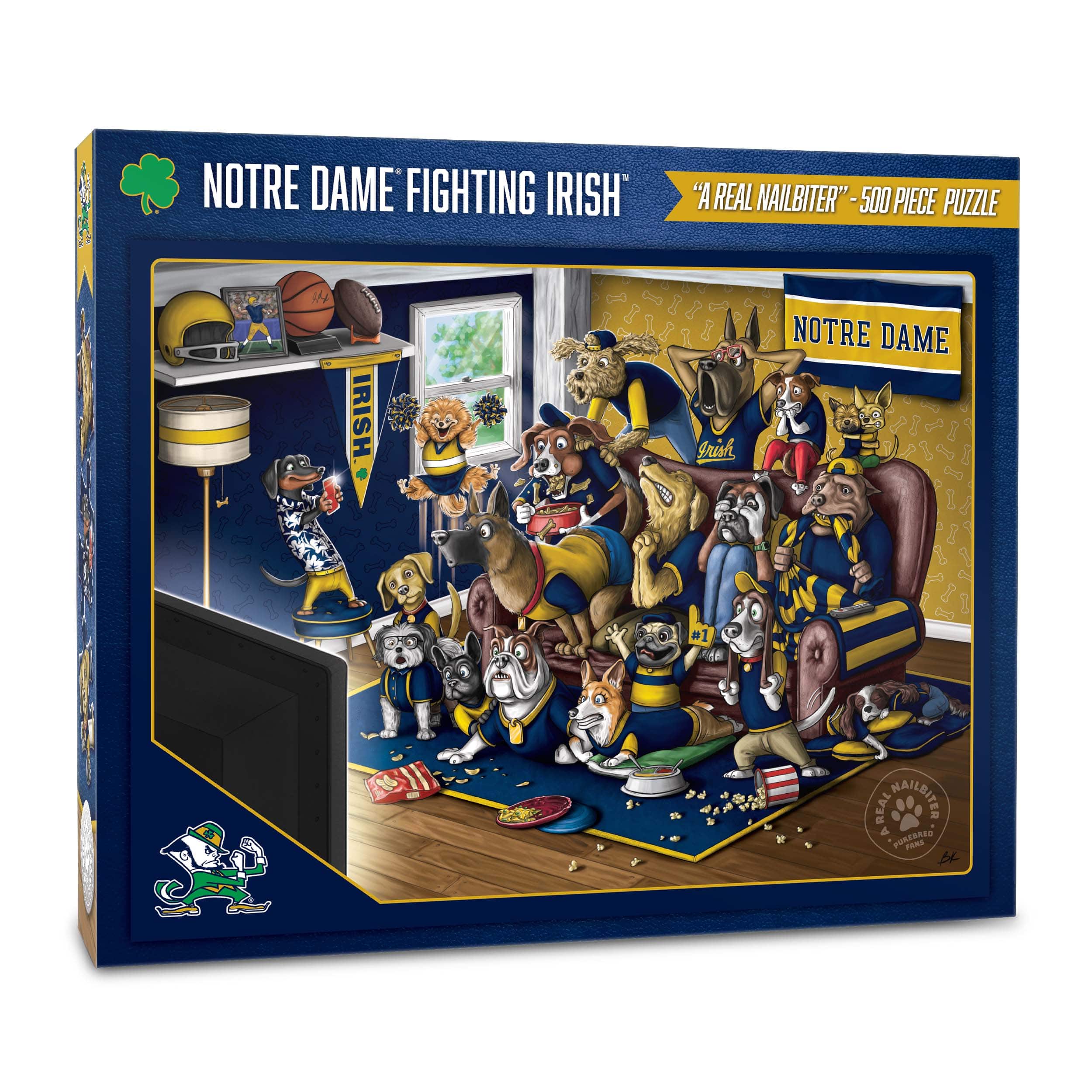 College Football Purebred Fans A Real Nailbiter 500 Piece Puzzle