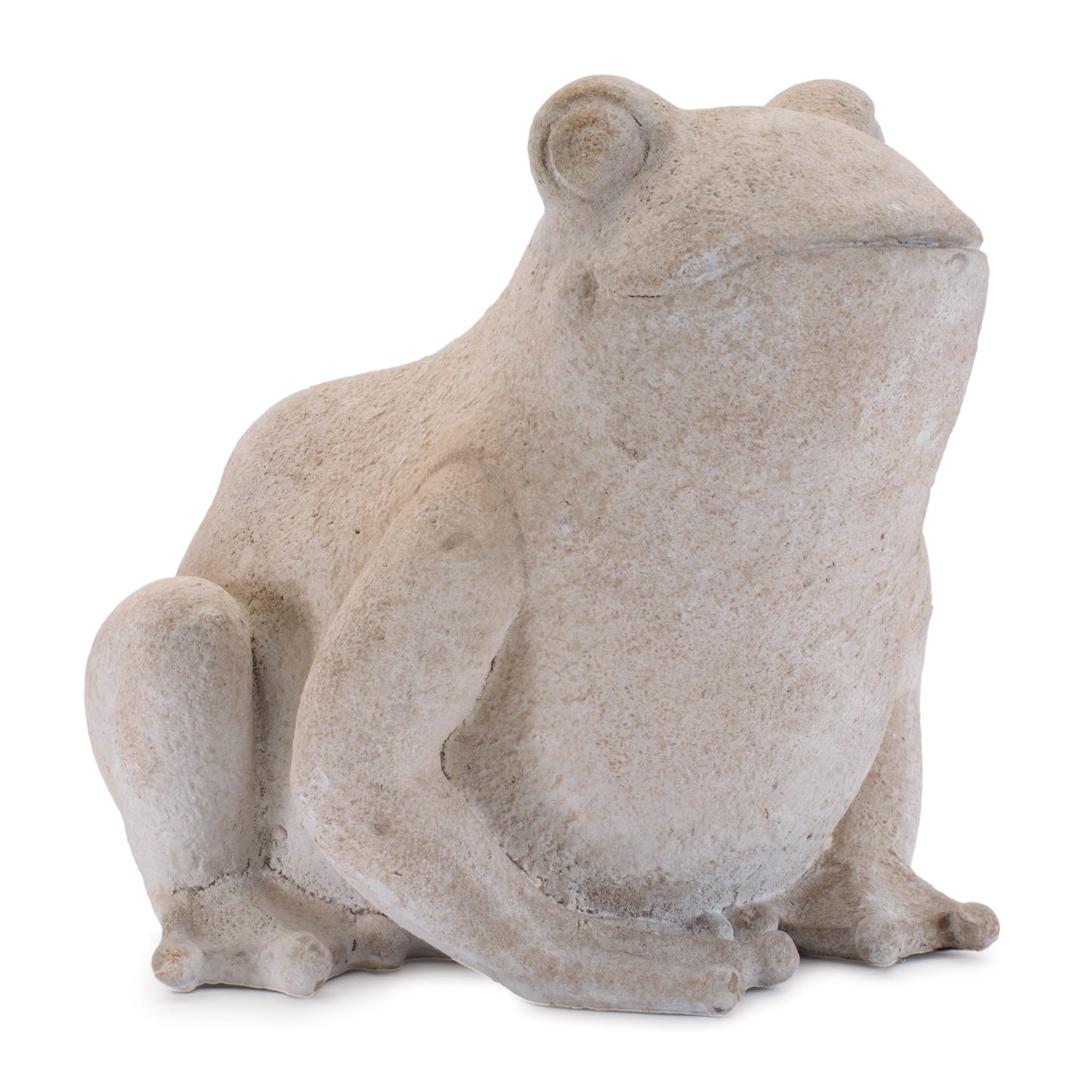 6.25" Beige Resin Frog