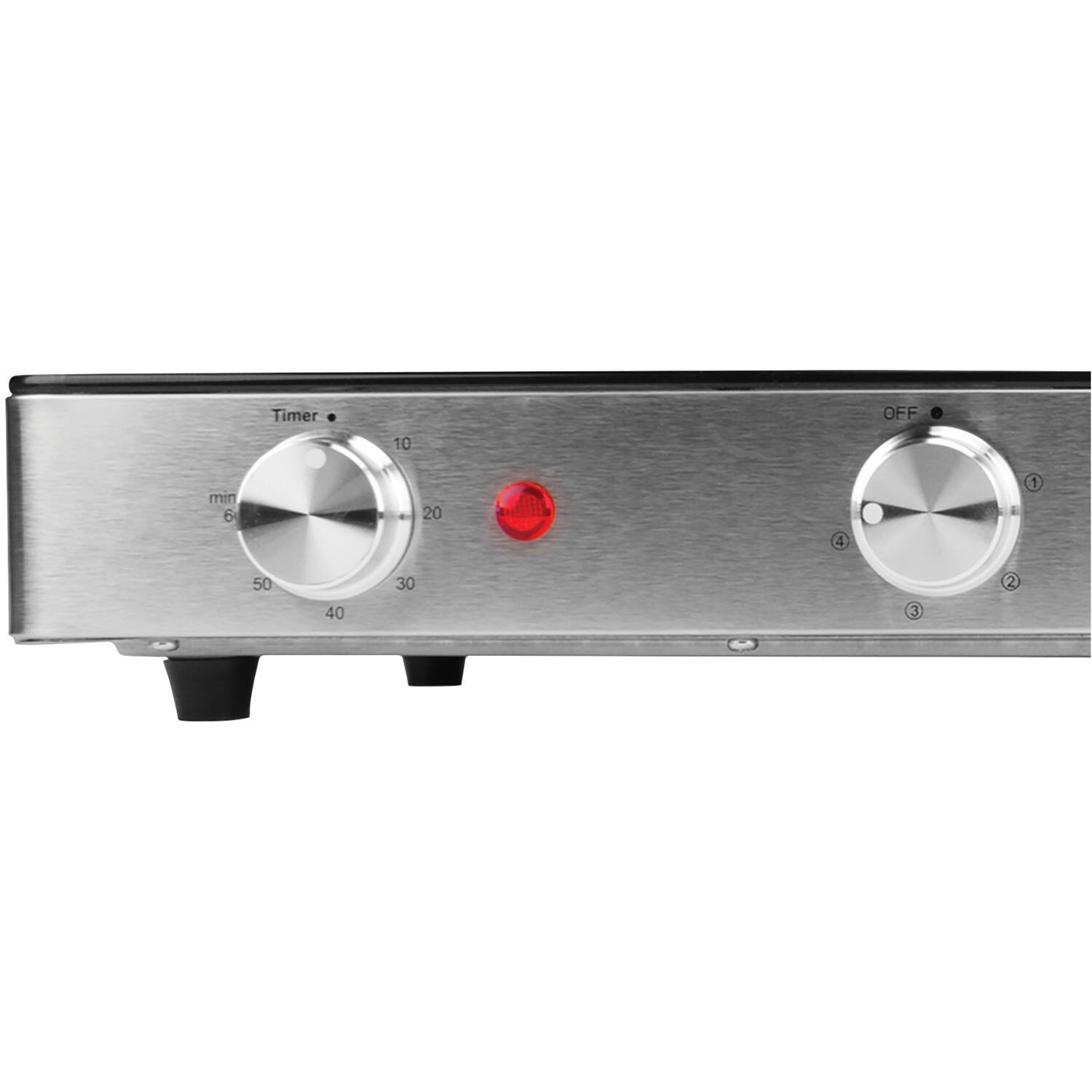Brentwood Double Infrared Electric Countertop Burner