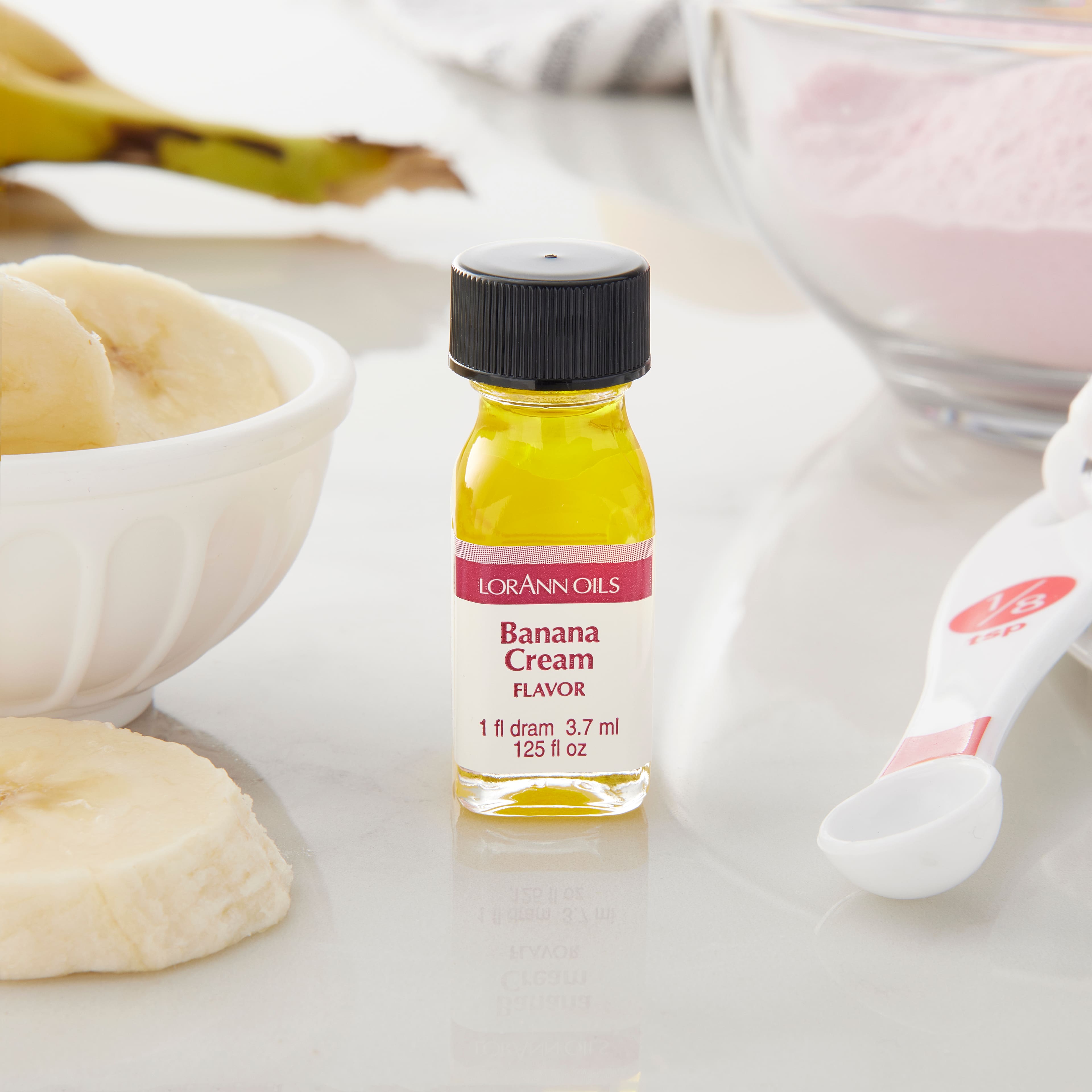 12 Packs: 2 ct. (24 total) LorAnn Banana Cream Flavoring, 1/8oz.