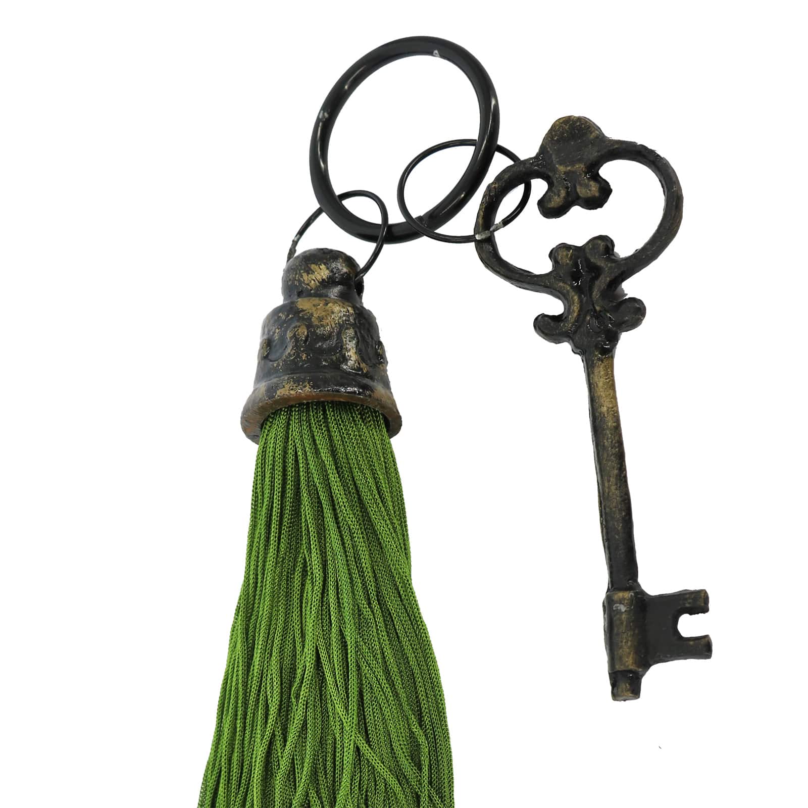 13.75" Key with Green Tassel Wall Décor by Ashland®