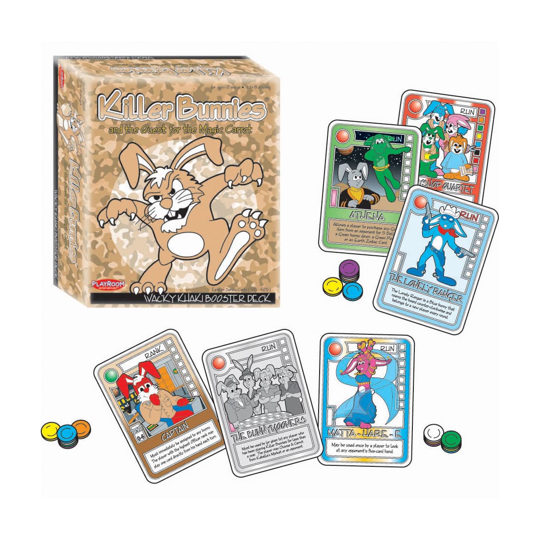 Killer Bunnies® and the Quest for the Magic Carrot: Wacky Khaki Booster Deck