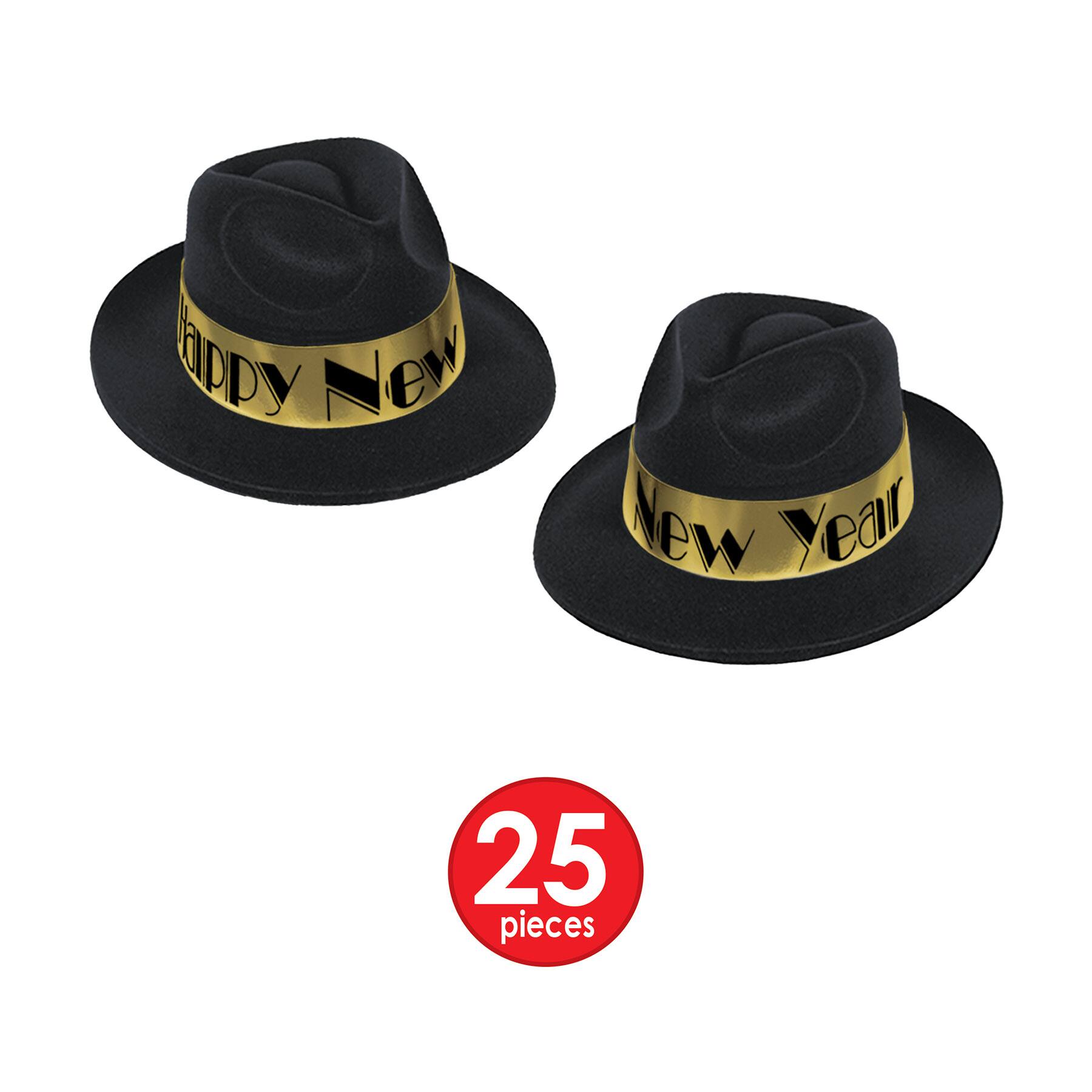 Beistle Black & Gold New Year Swing Party Favor Kit for 50