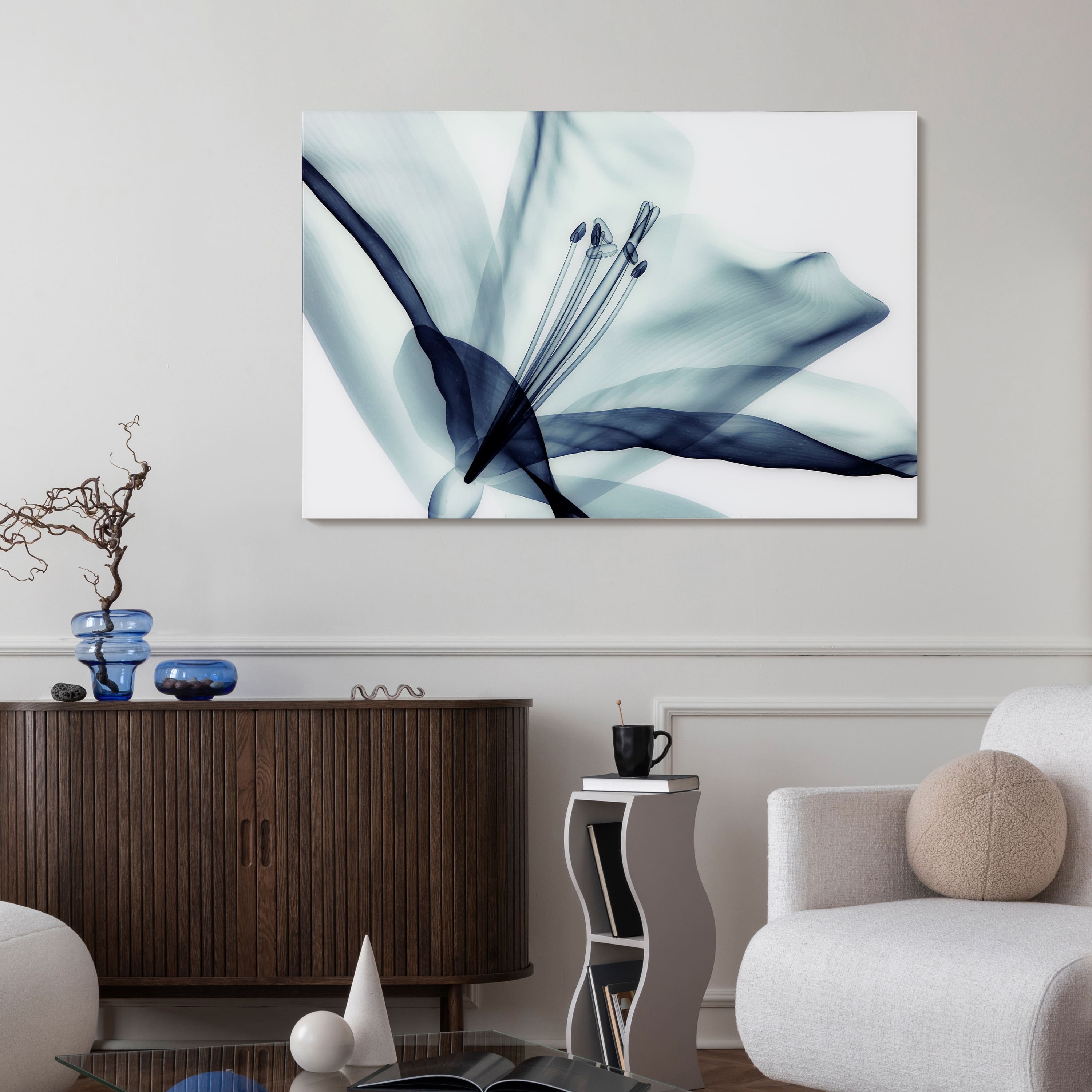 Empire Art Direct 32" x 48" 3D Amaryllis Frameless Free Floating Printed Wall Art