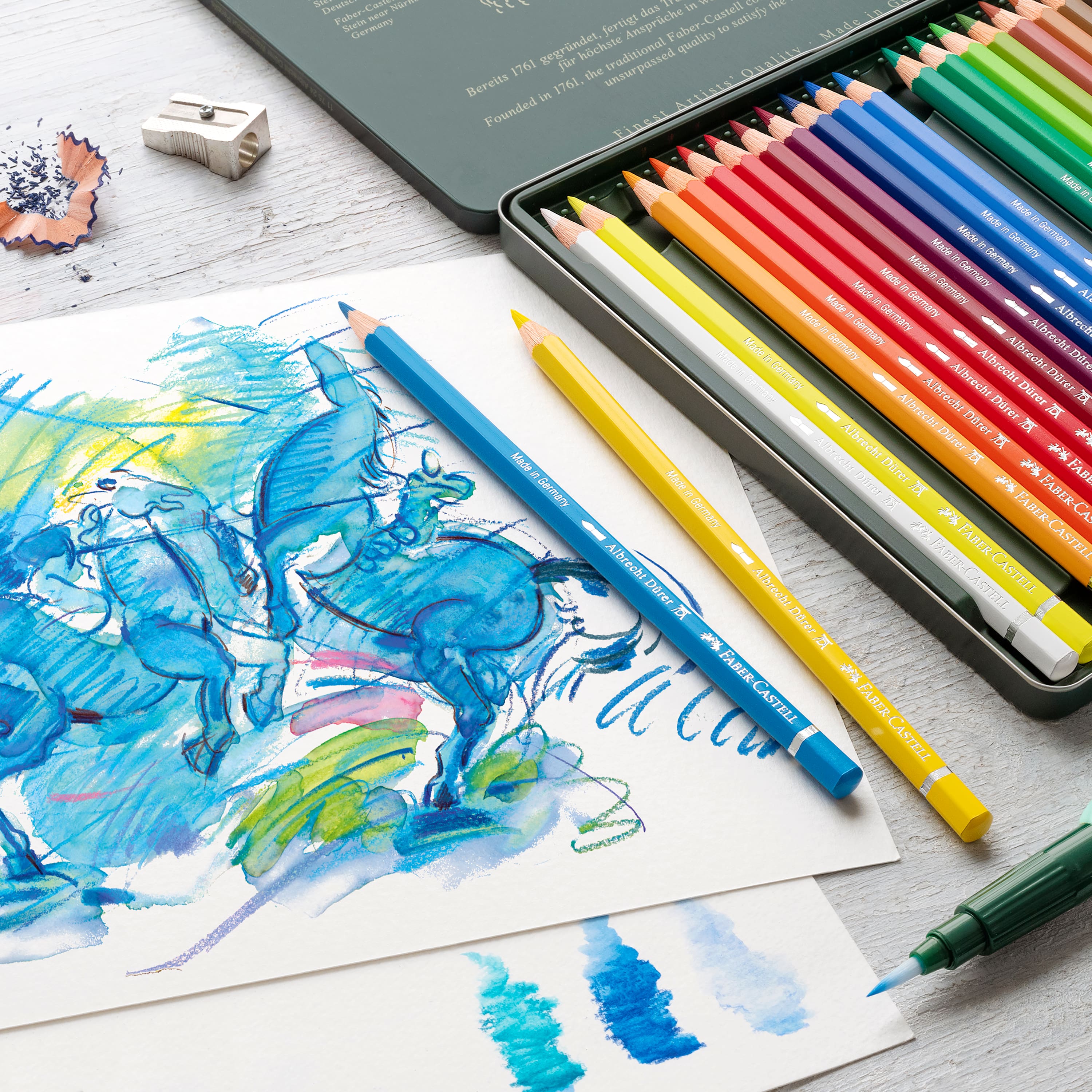 Faber-Castell Albrecht Durer 24 Color Watercolor Pencil Set