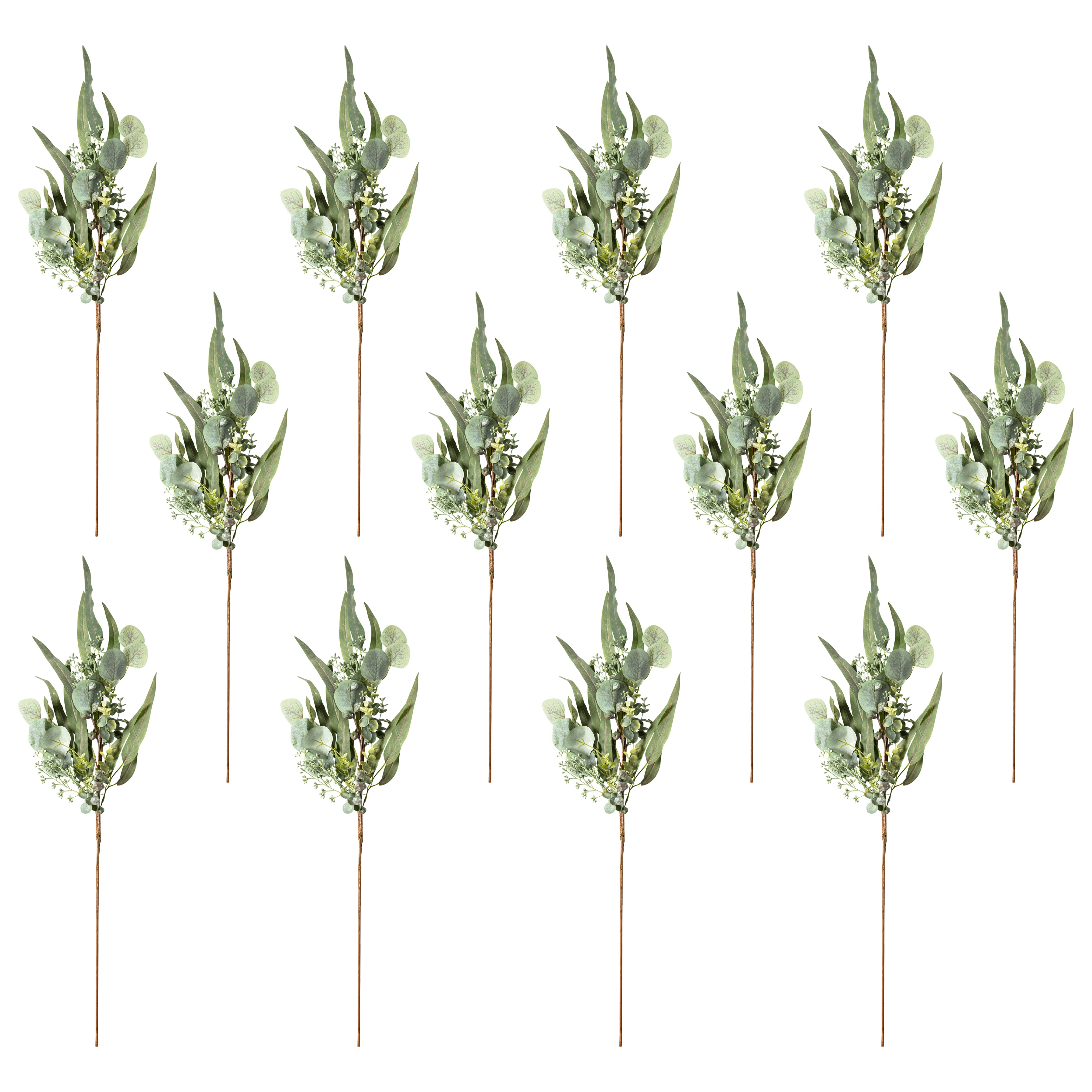 12 Pack: Mixed Green Eucalyptus Spray by Ashland®