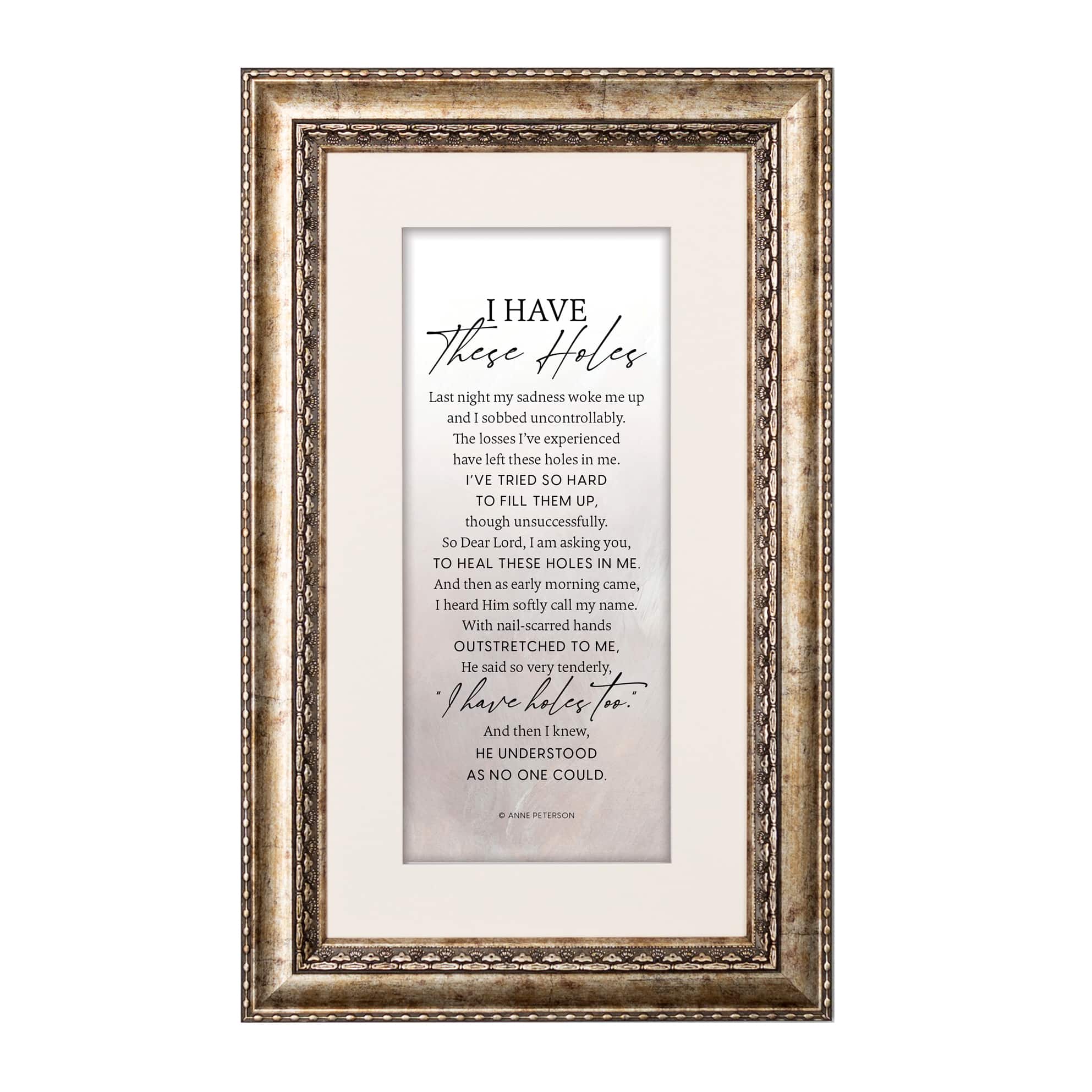 I Have These Holes Framed Wall Art