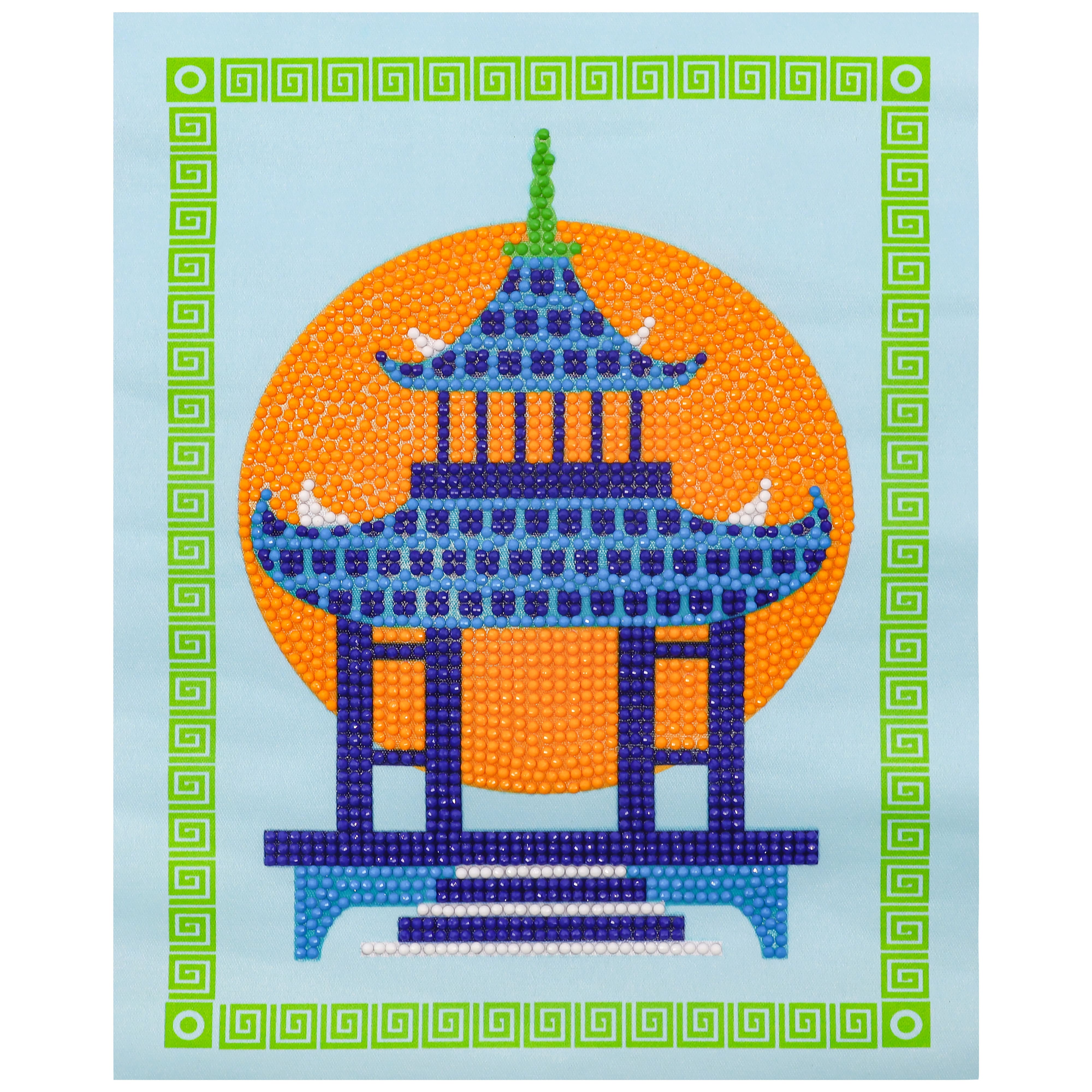 Jonathan Adler x Michaels 8" x 10" Pagoda Diamond Art Kit