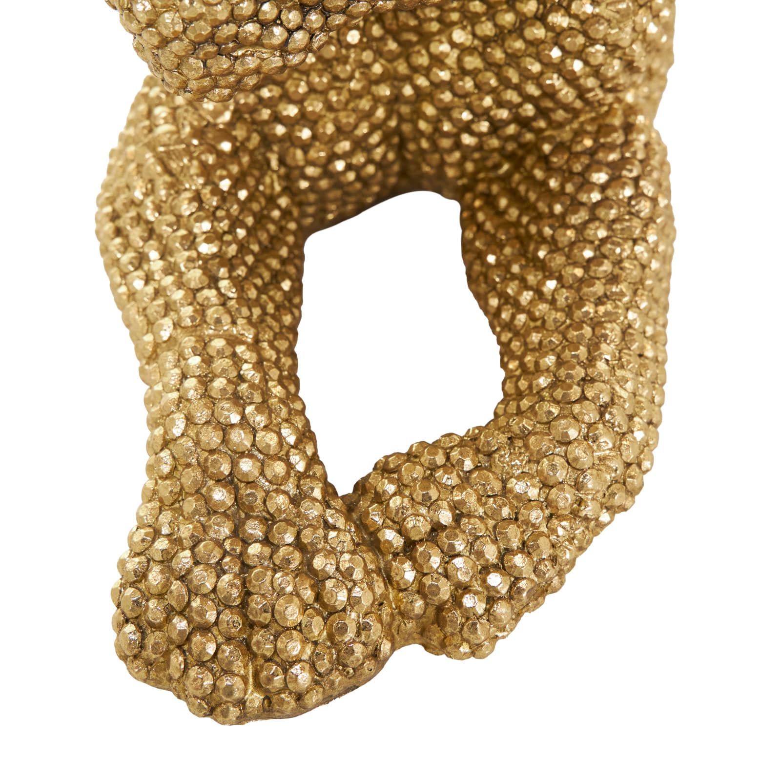 25" Gold Leopard Sculpture