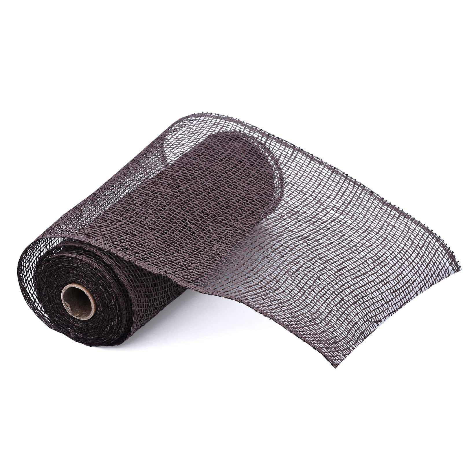 10" x 19ft. Chocolate Brown Poly Burlap Mesh by Celebrate It™