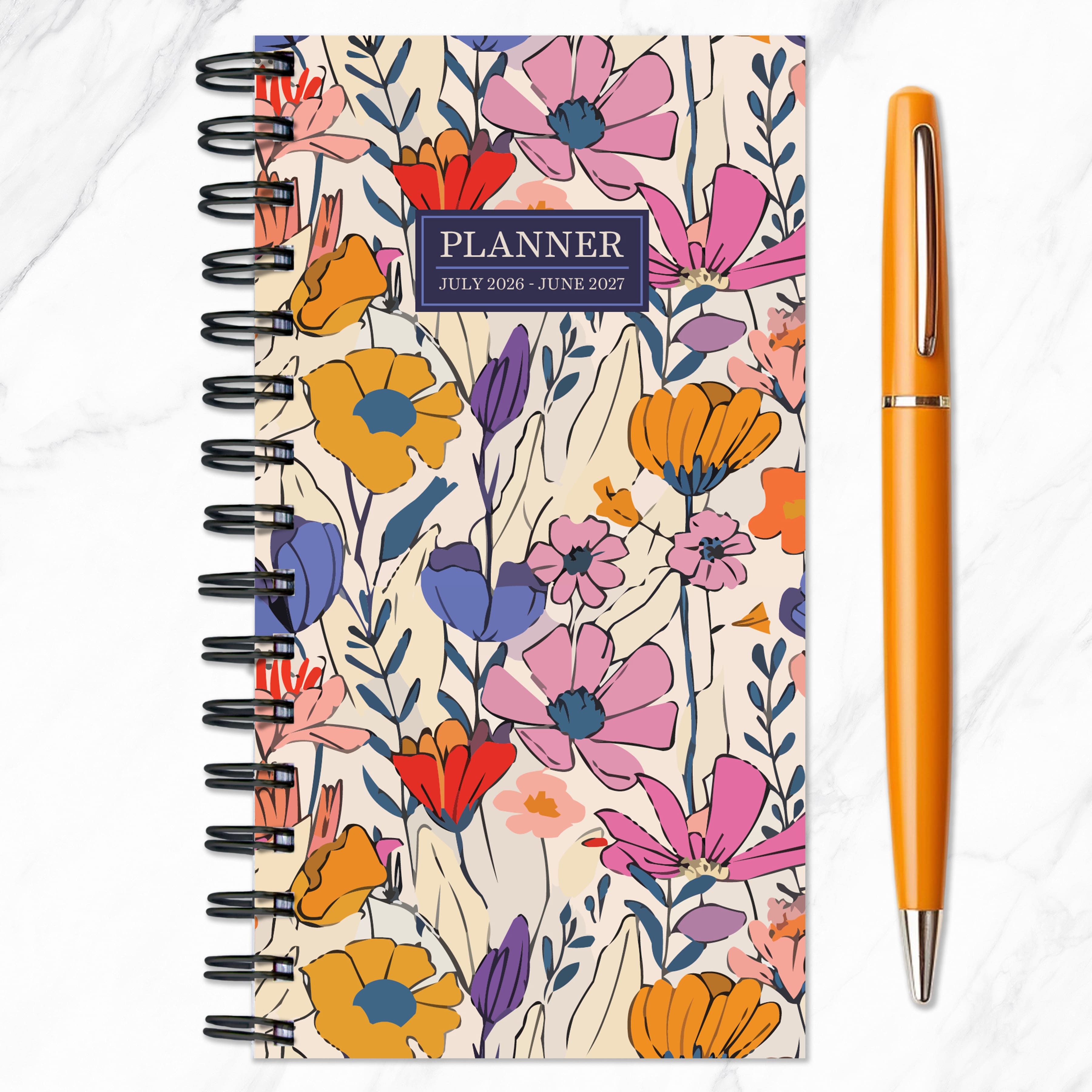 TF Publishing 2026-27 Field of Flowers Weekly Monthly Planner