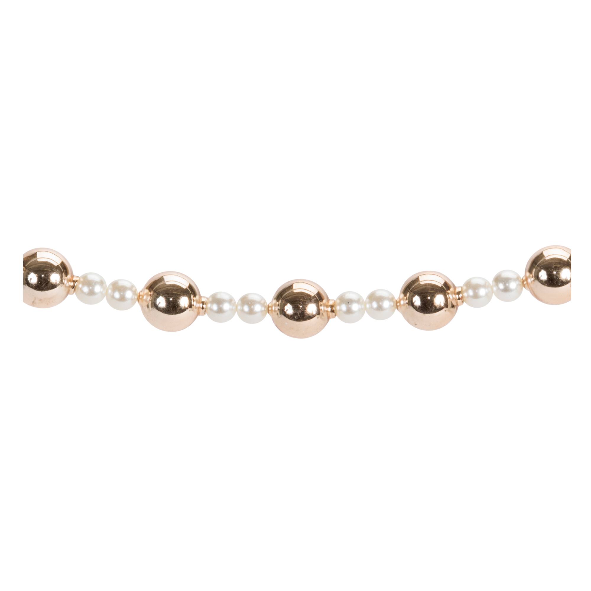 Melrose 31.75" Pearl & Glass Ball Garland