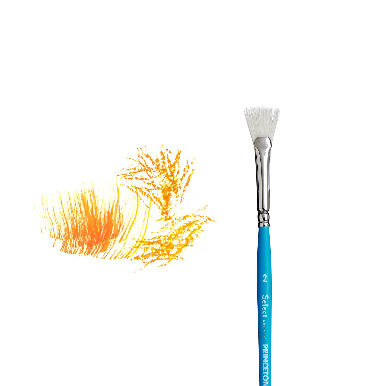 12 Pack: Princeton™ Select™ Artiste Series 3750 Bristle Short Handle Fan Brush