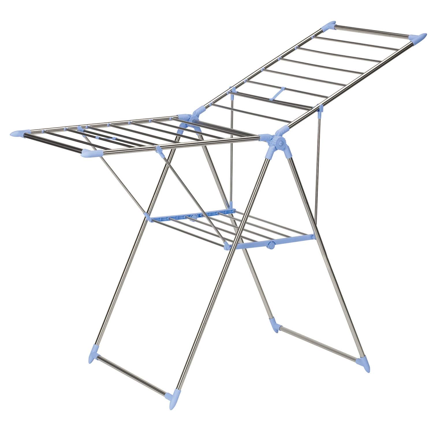 Household Essentials Gullwing Stainless Steel Folding Clothes Drying Rack