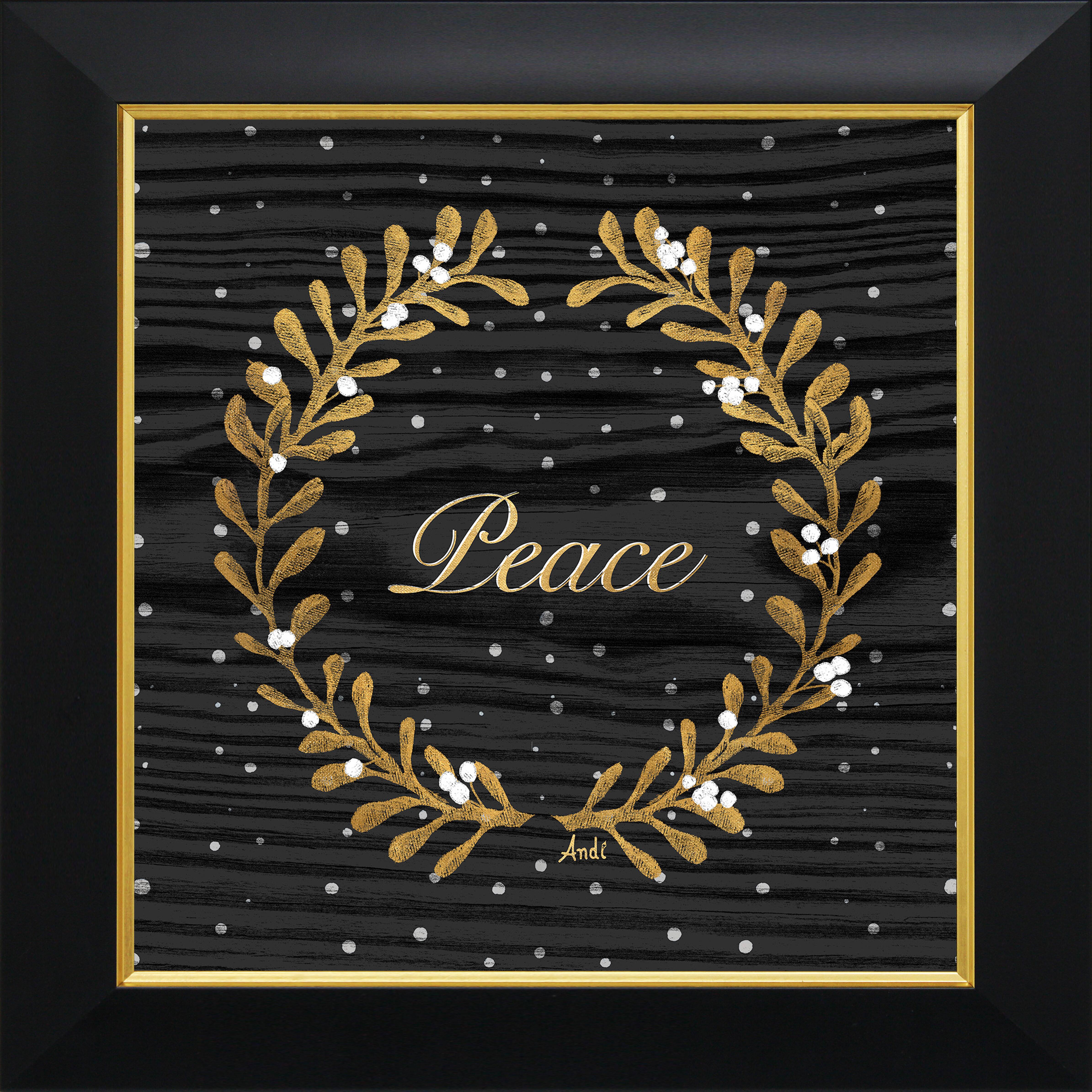 Timeless Frames® Gold Peace Framed Wall Décor