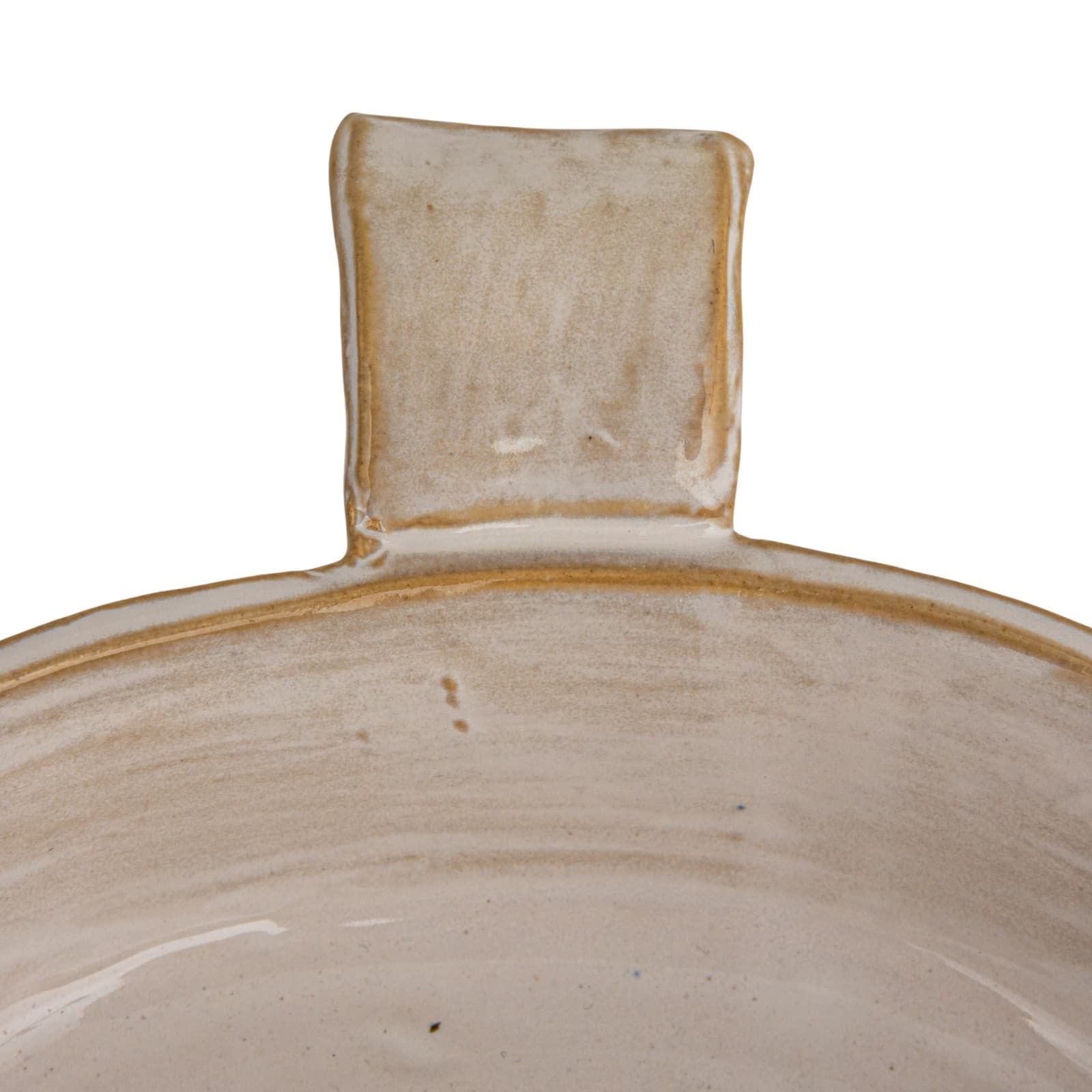 Hello Honey® 13.75" White Classic Elegance Stoneware Baker