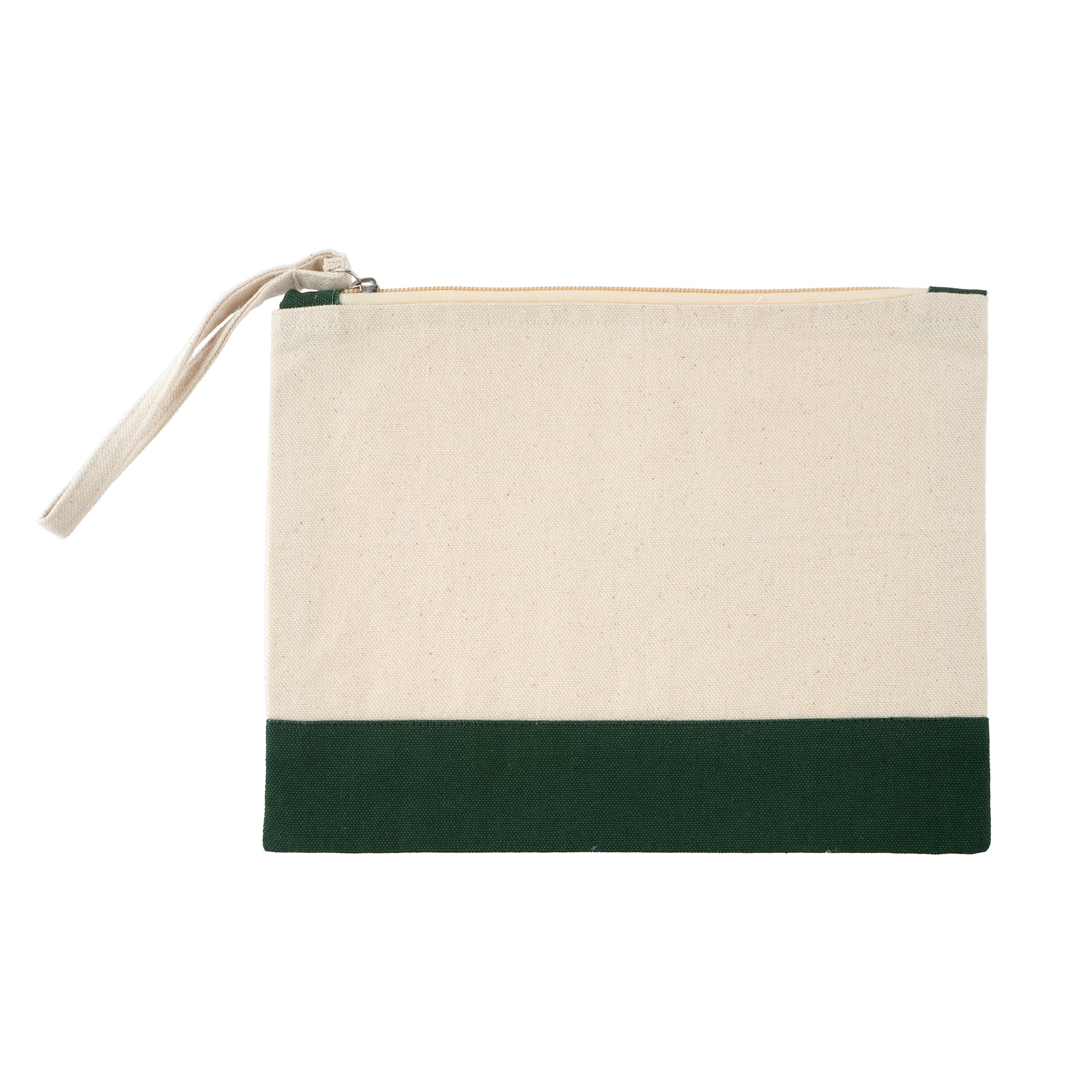 8" x 10" Cotton Canvas Zipper Pouch by Make Market