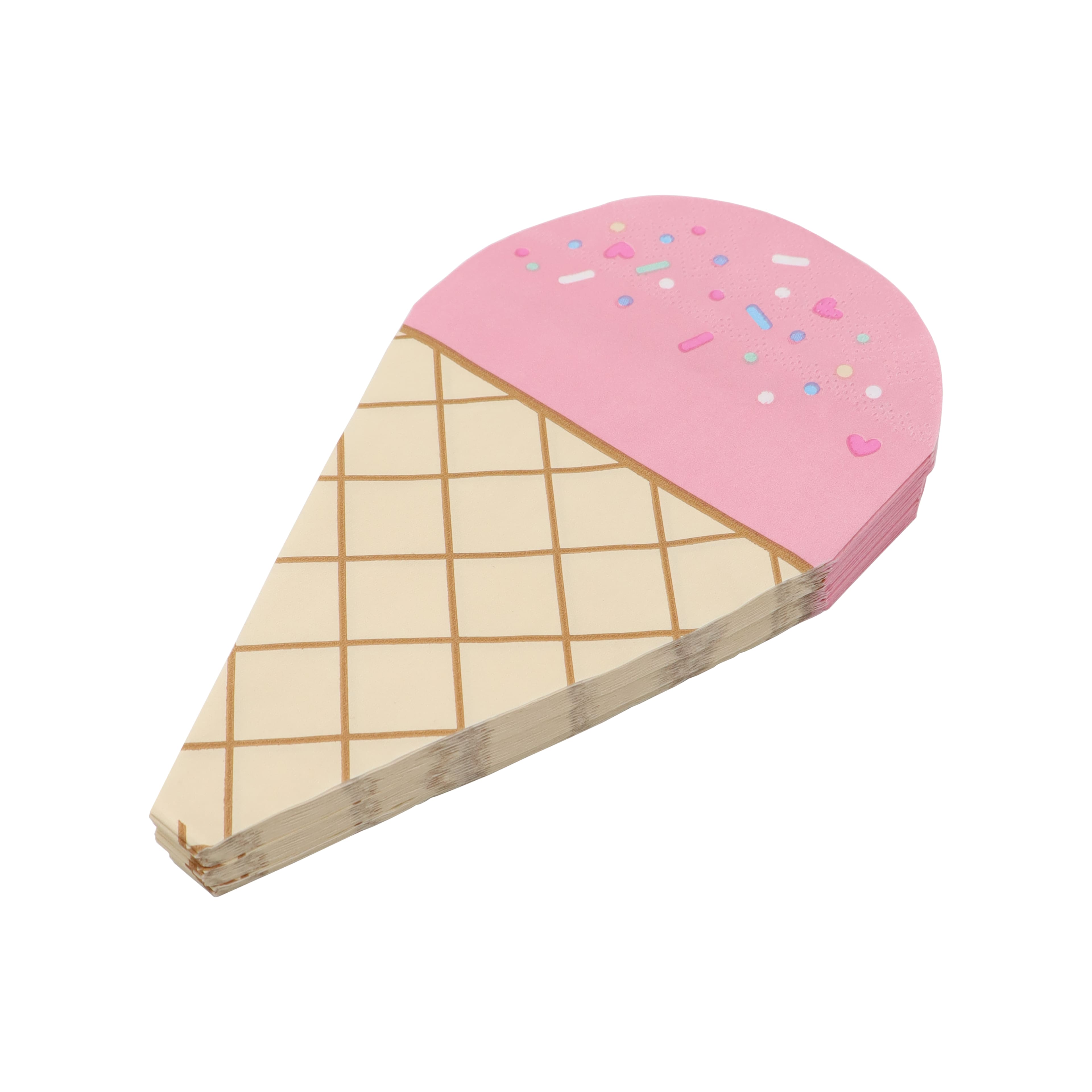 12 Packs: 20 ct. (240 total) Ice Cream Cone Guest Napkins by Celebrate It™