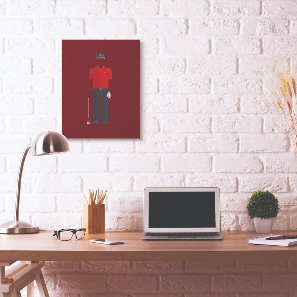 Stupell Industries Tiger Woods Fashion Design Canvas Wall Art