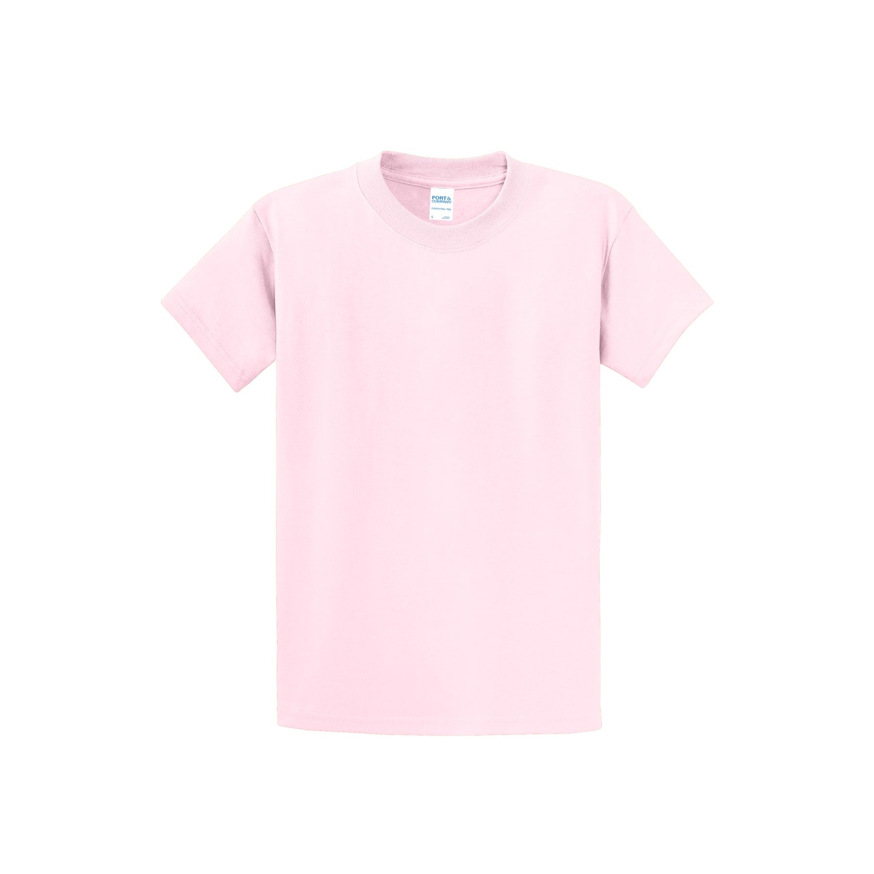 【tie.me】T-shirt LIGHTPINK Port & Company® Essential Red & Pink Shades Adult T-Shirt, Size