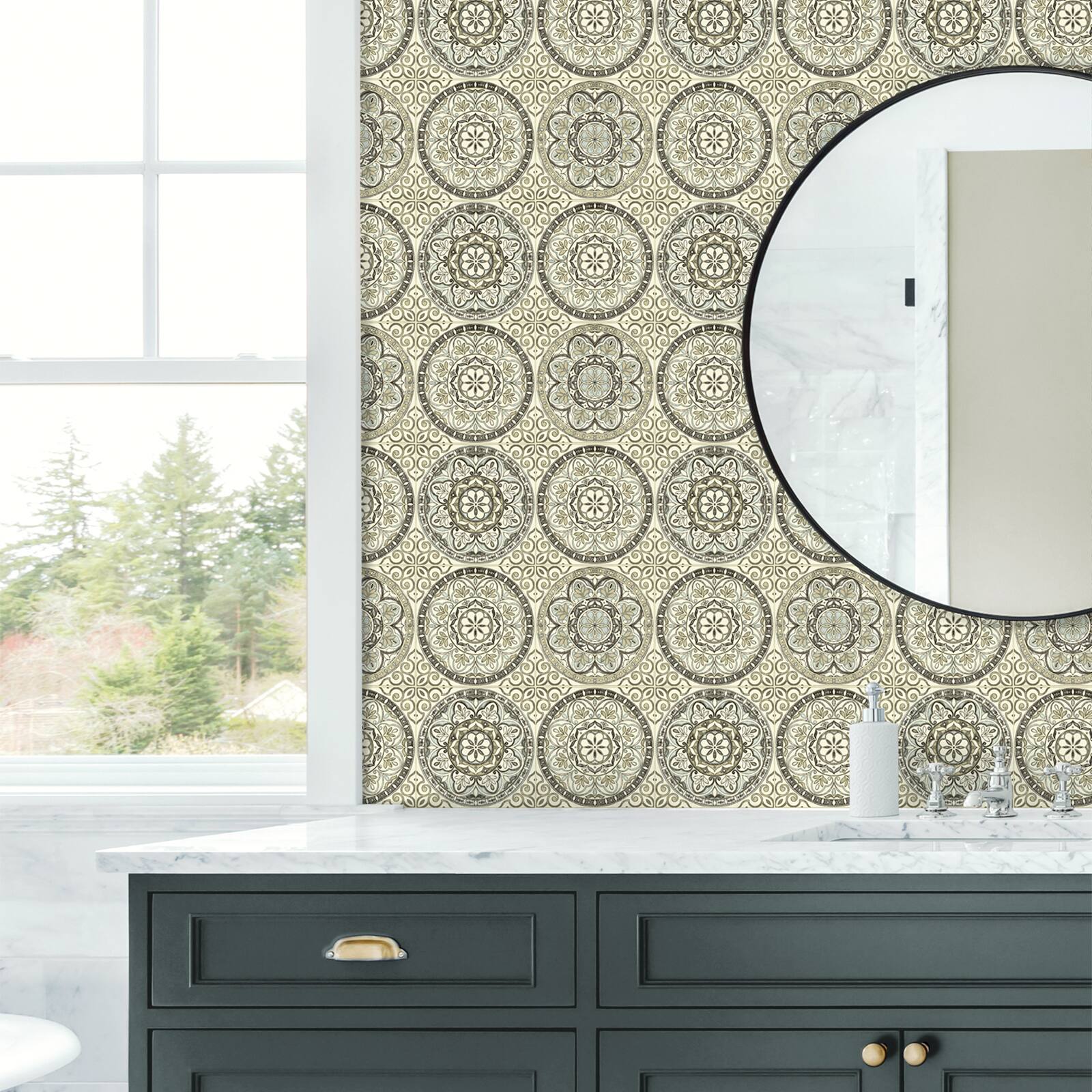Surface Style Color Wheel Capri Peel & Stick Wallpaper