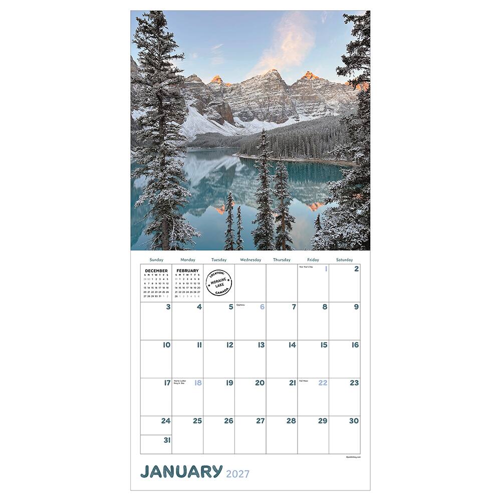 2027 Canada Wall Calendar