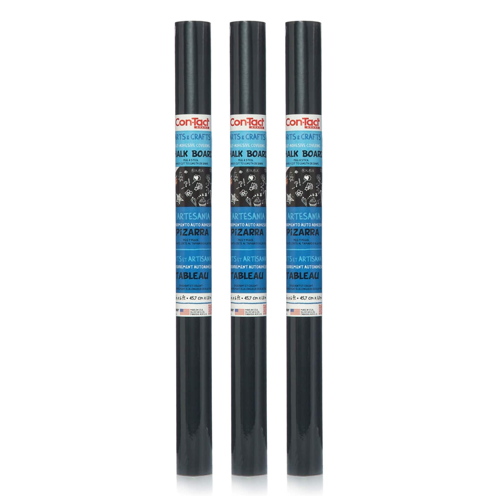 Con-Tact® Adhesive Chalkboard Roll, 3ct.