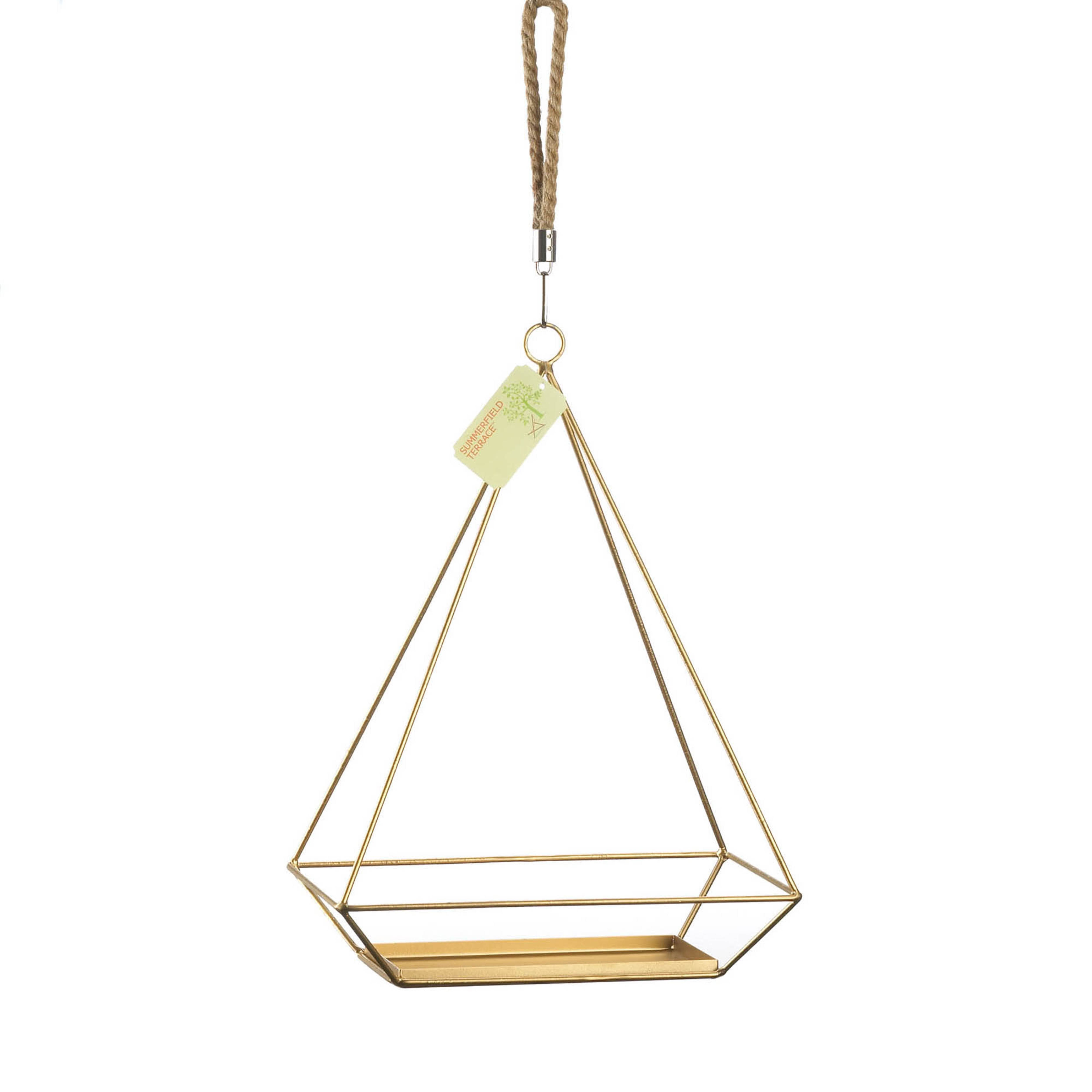 15" Hanging Plant Holder with Rectangle Base