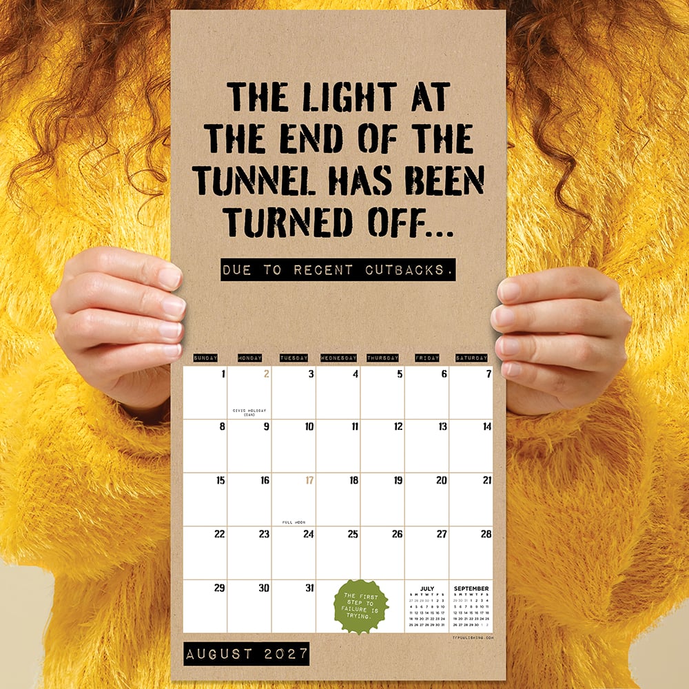 2027 Anti-Affirmations & Sarcasm Mini Calendar