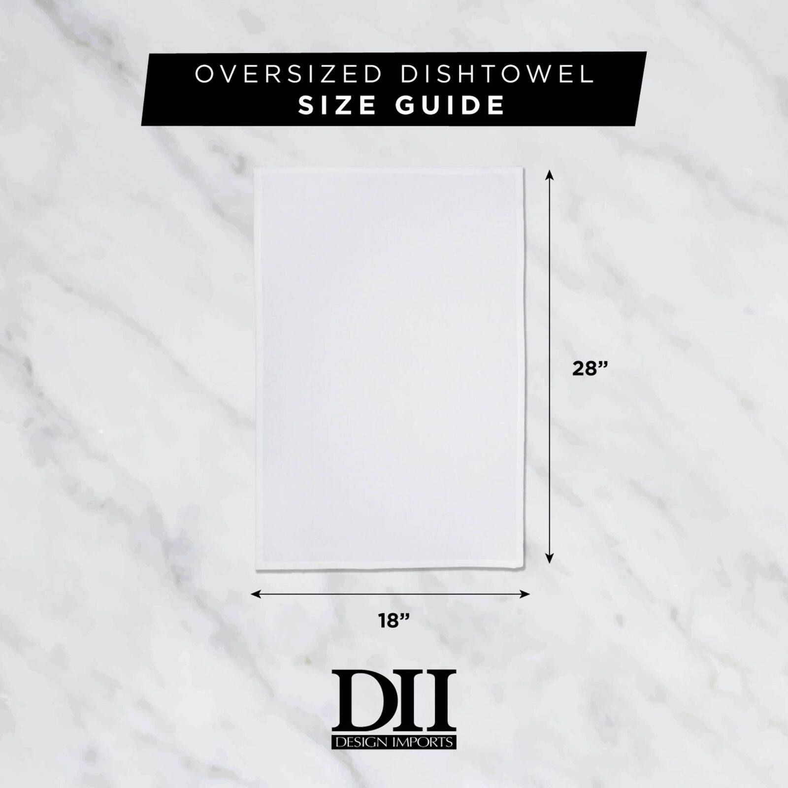 DII® Mr & Mrs Printed Dishtowel Set