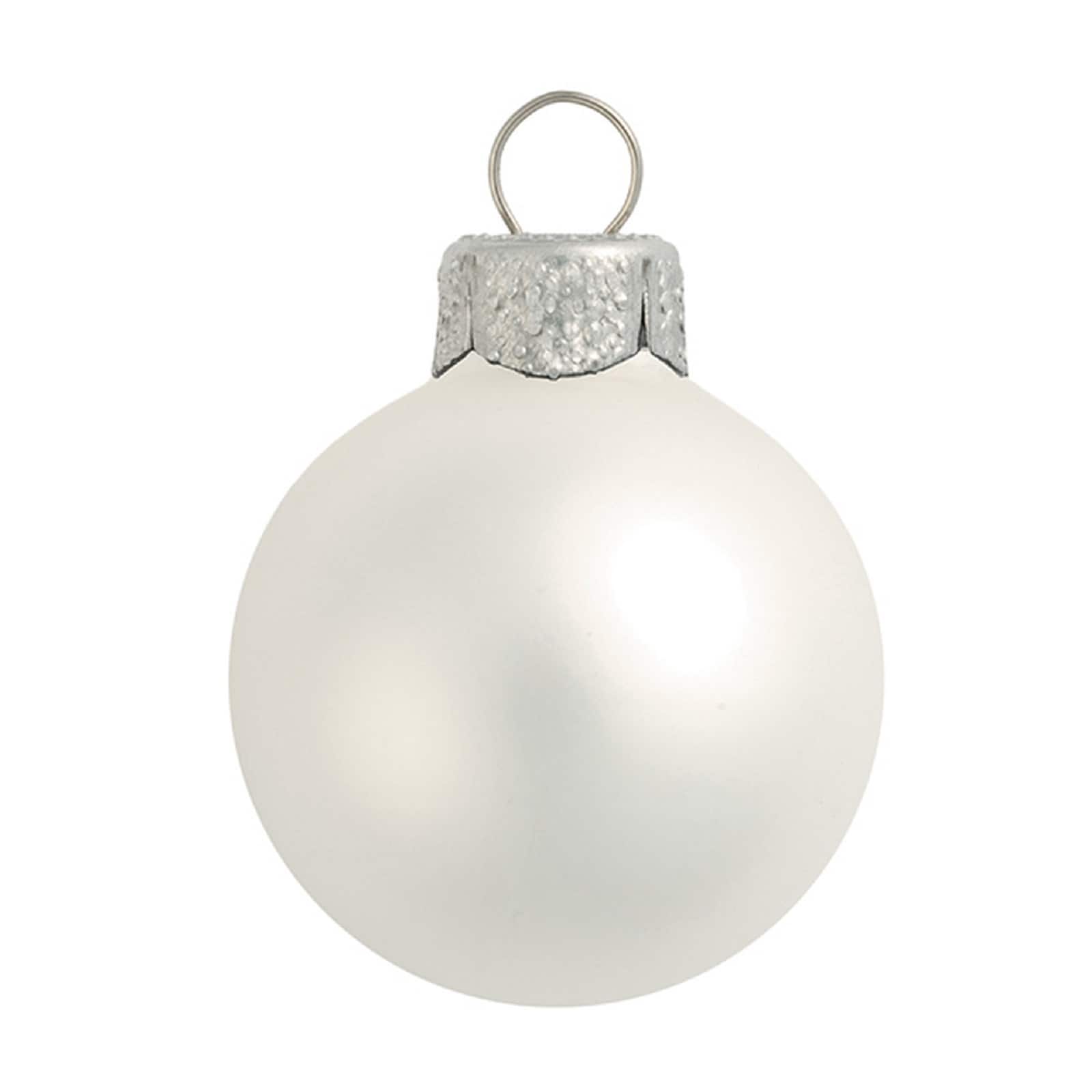 Whitehurst 2ct. 6" Matte Glass Ball Christmas Ornament