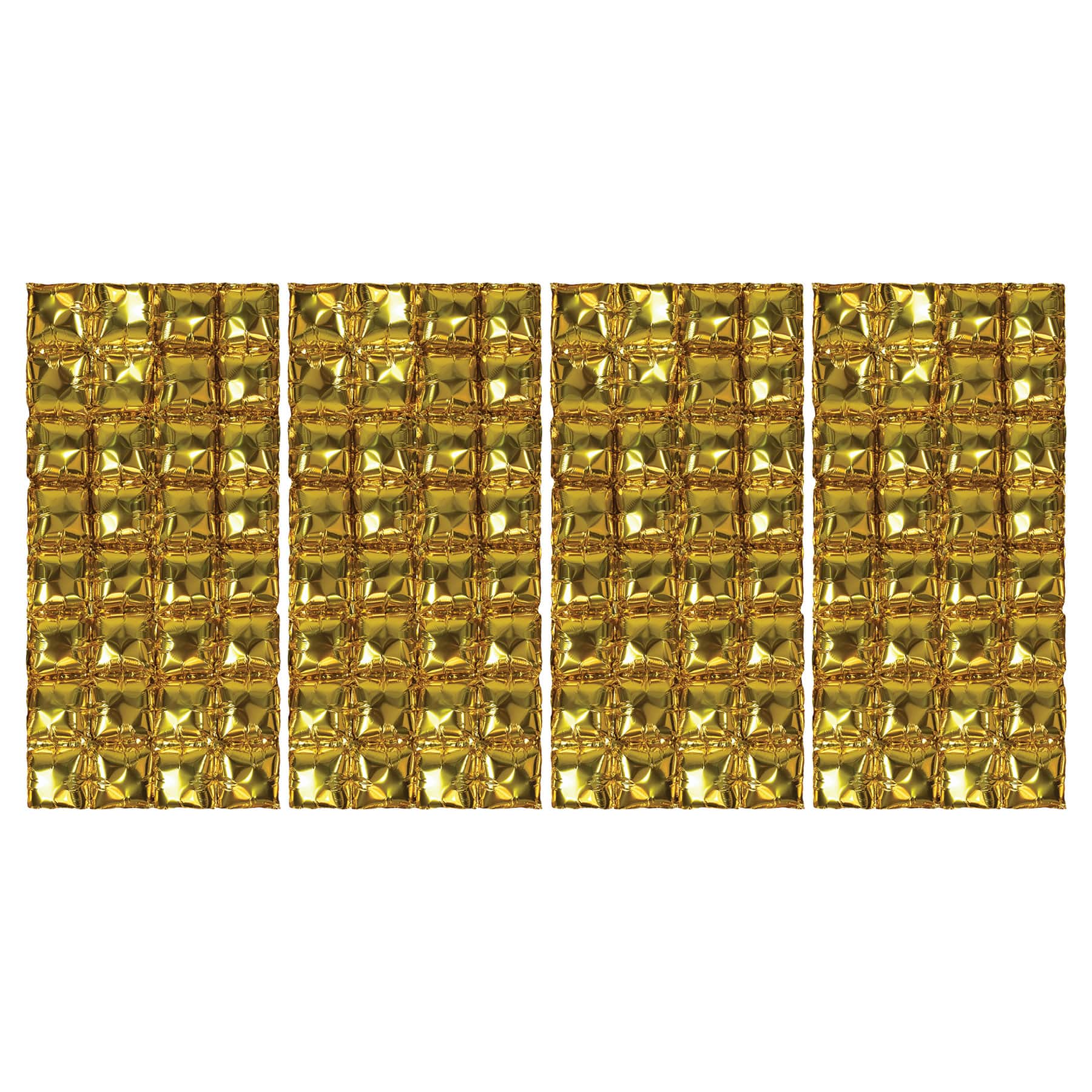Beistle Gold Foil Balloon Backdrops