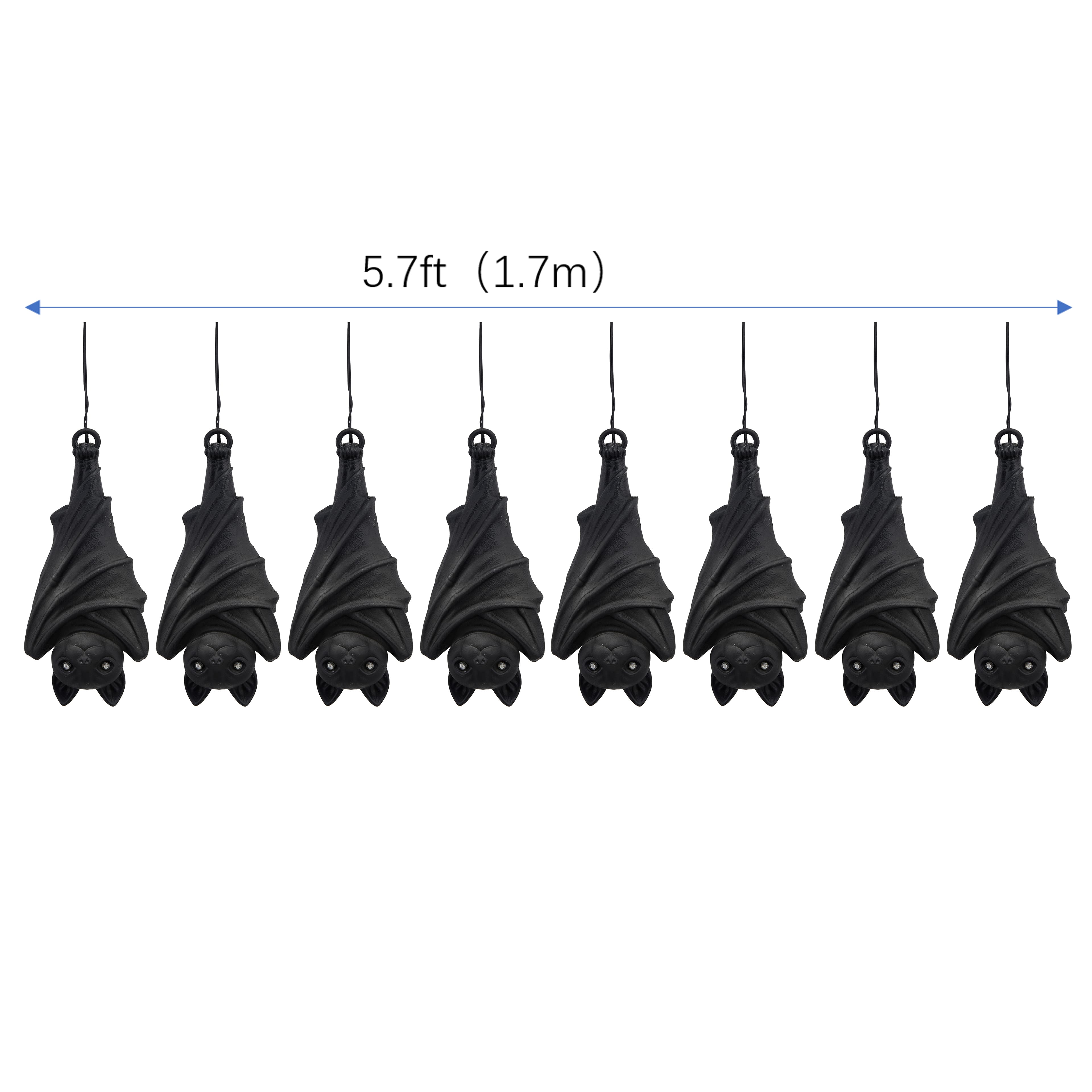 5.75" LED Hanging Bat String Lights by Ashland®