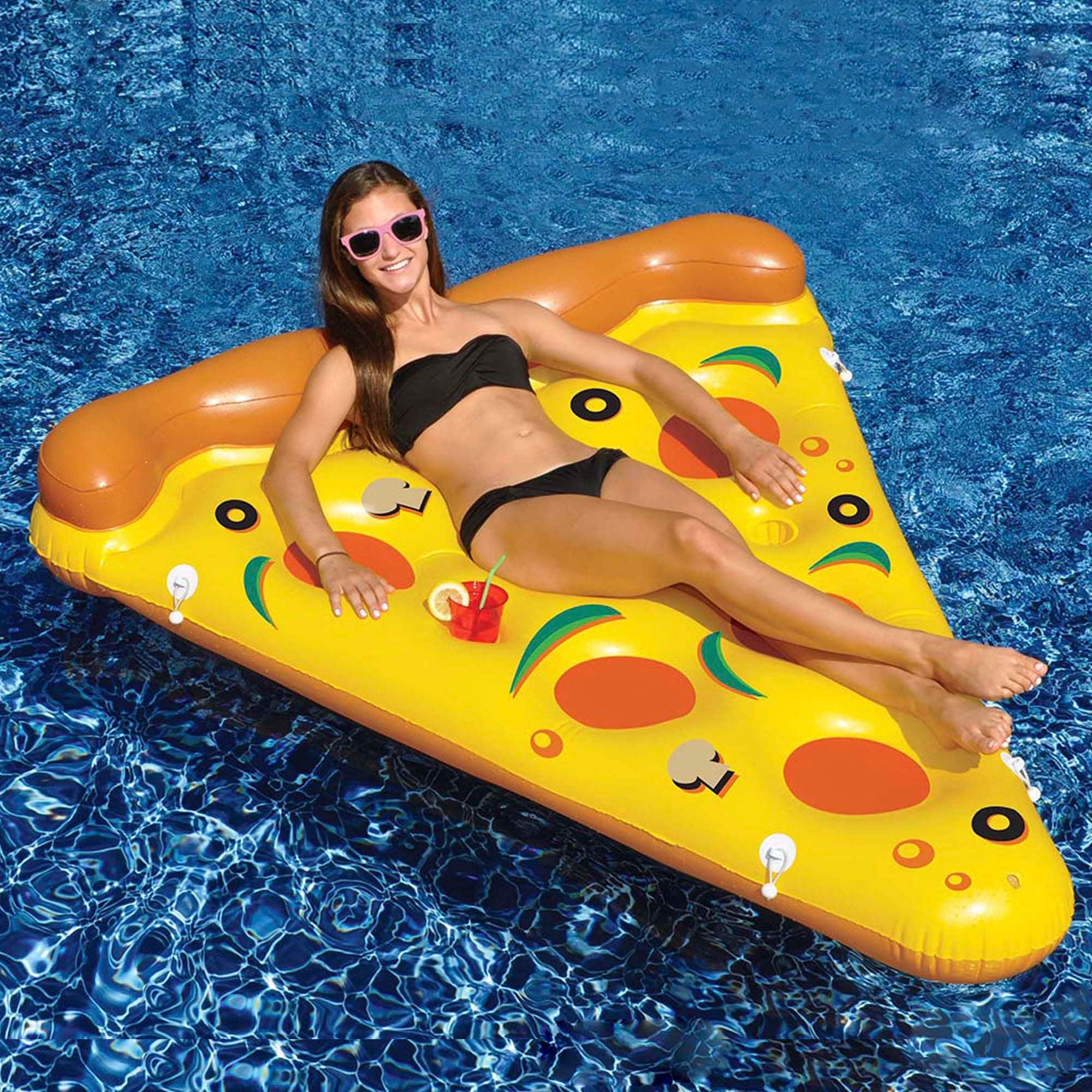 6ft. Inflatable Pizza Slice Swimming Pool Float
