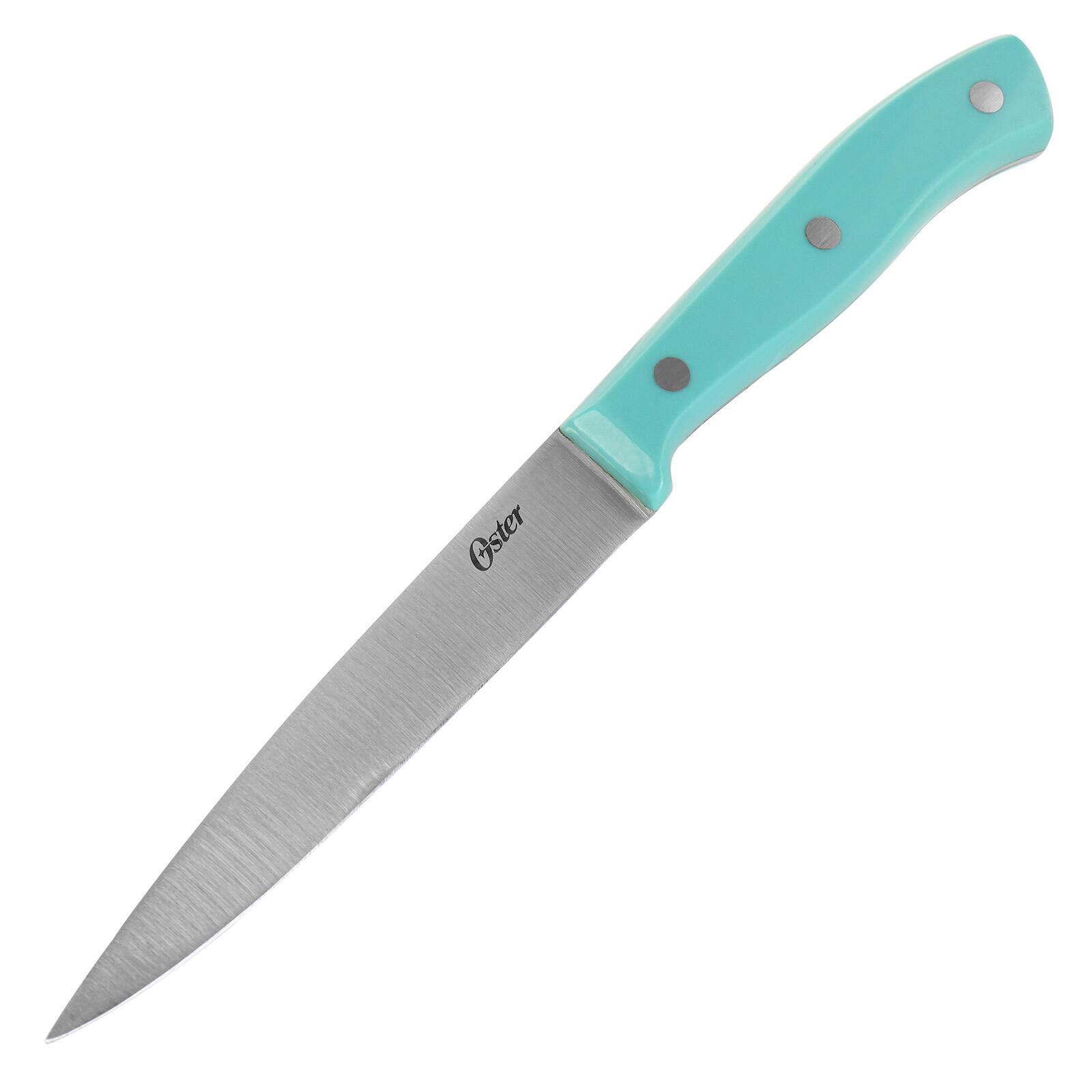 Oster Evansville 14-Piece Light Blue Stainless Steel Cutlery Set