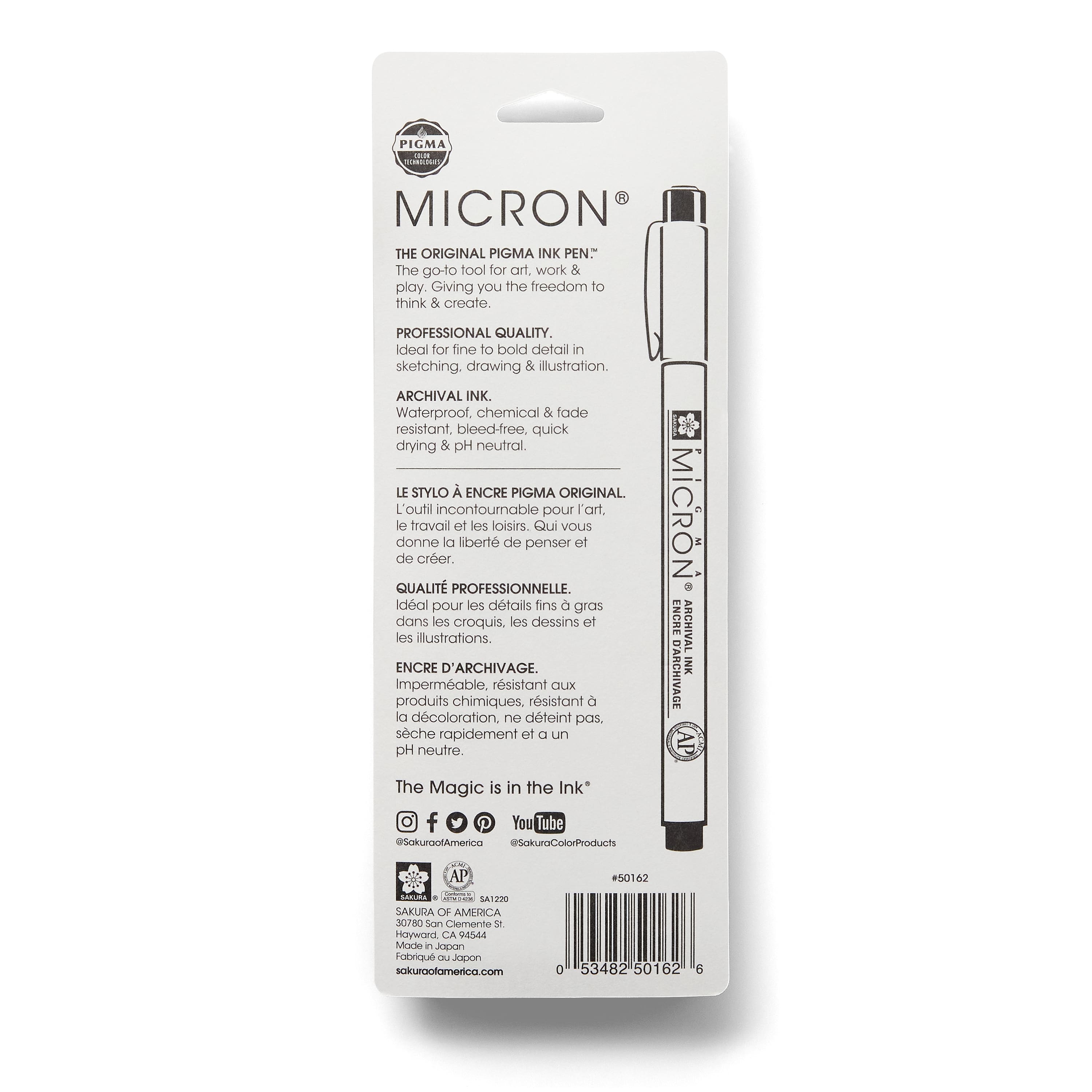 Micron® Fine & Bold Line Light Cool Grey Pen Set