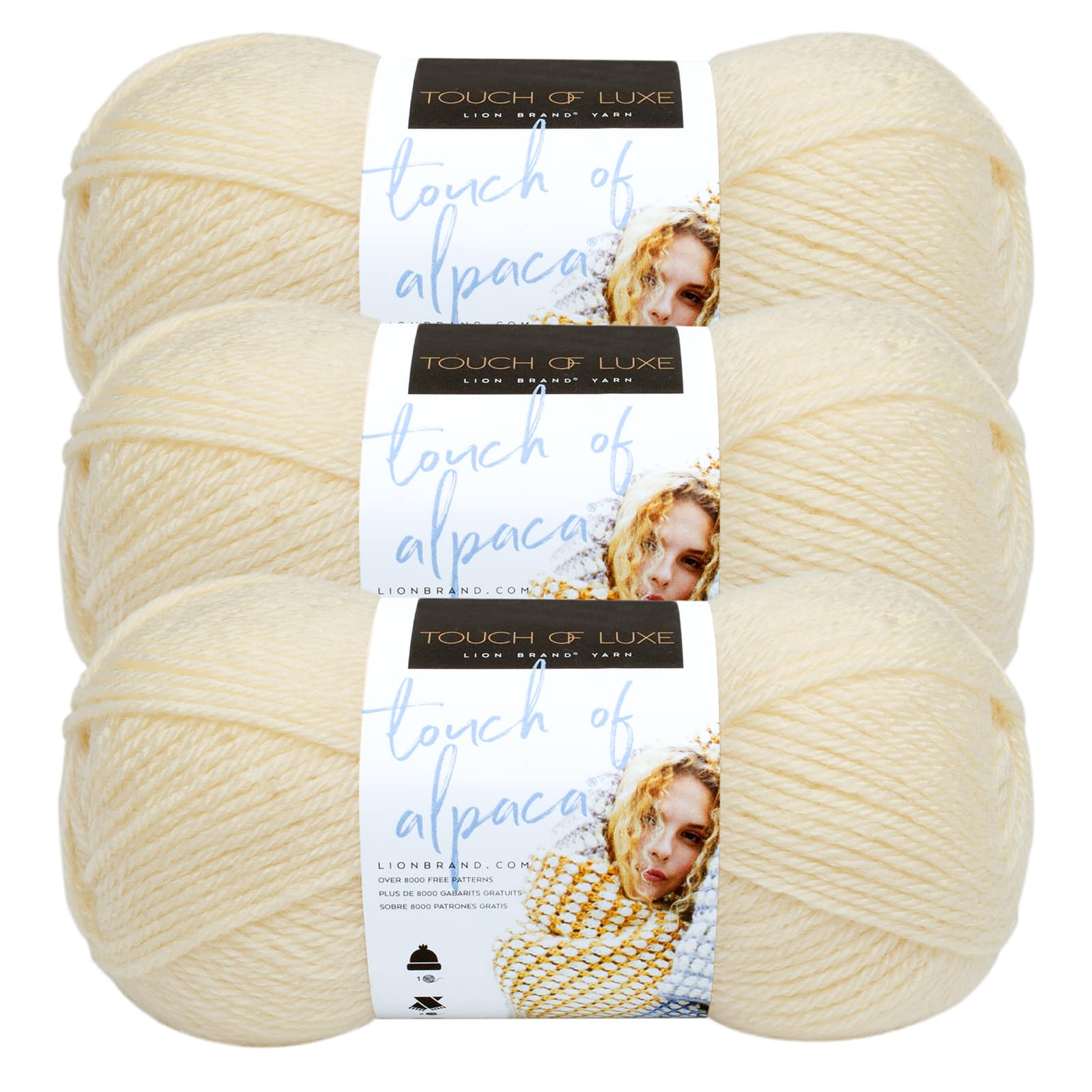 3 Pack Lion Brand® Touch of Alpaca® Yarn