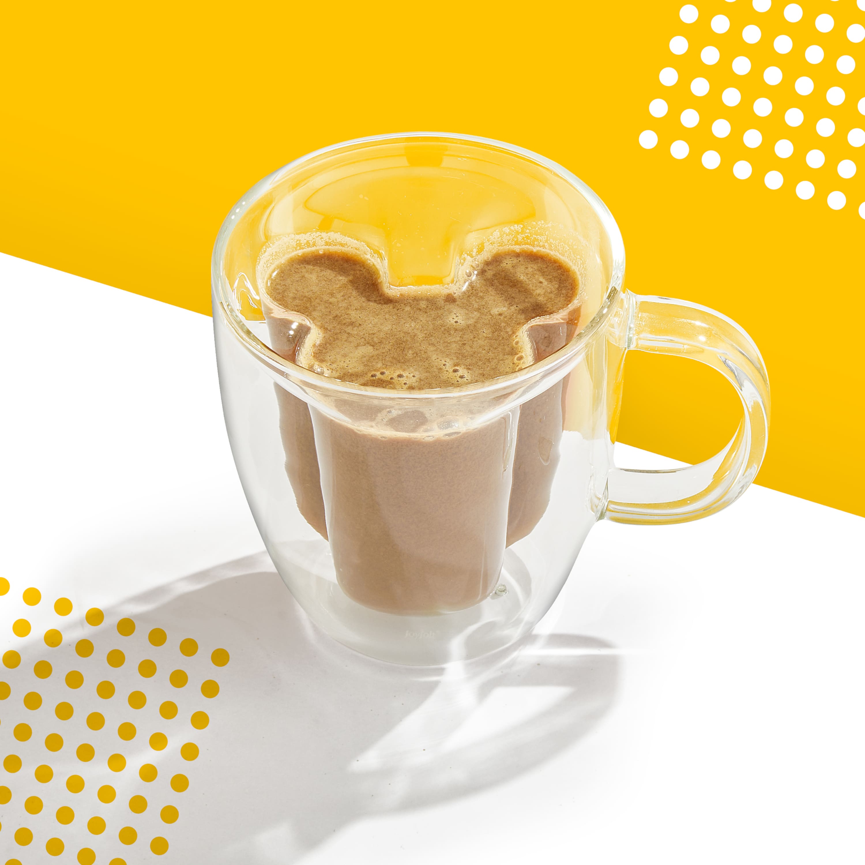 10oz. Disney® Mickey Mouse 3D Double Walled Glass Mugs, 2ct.