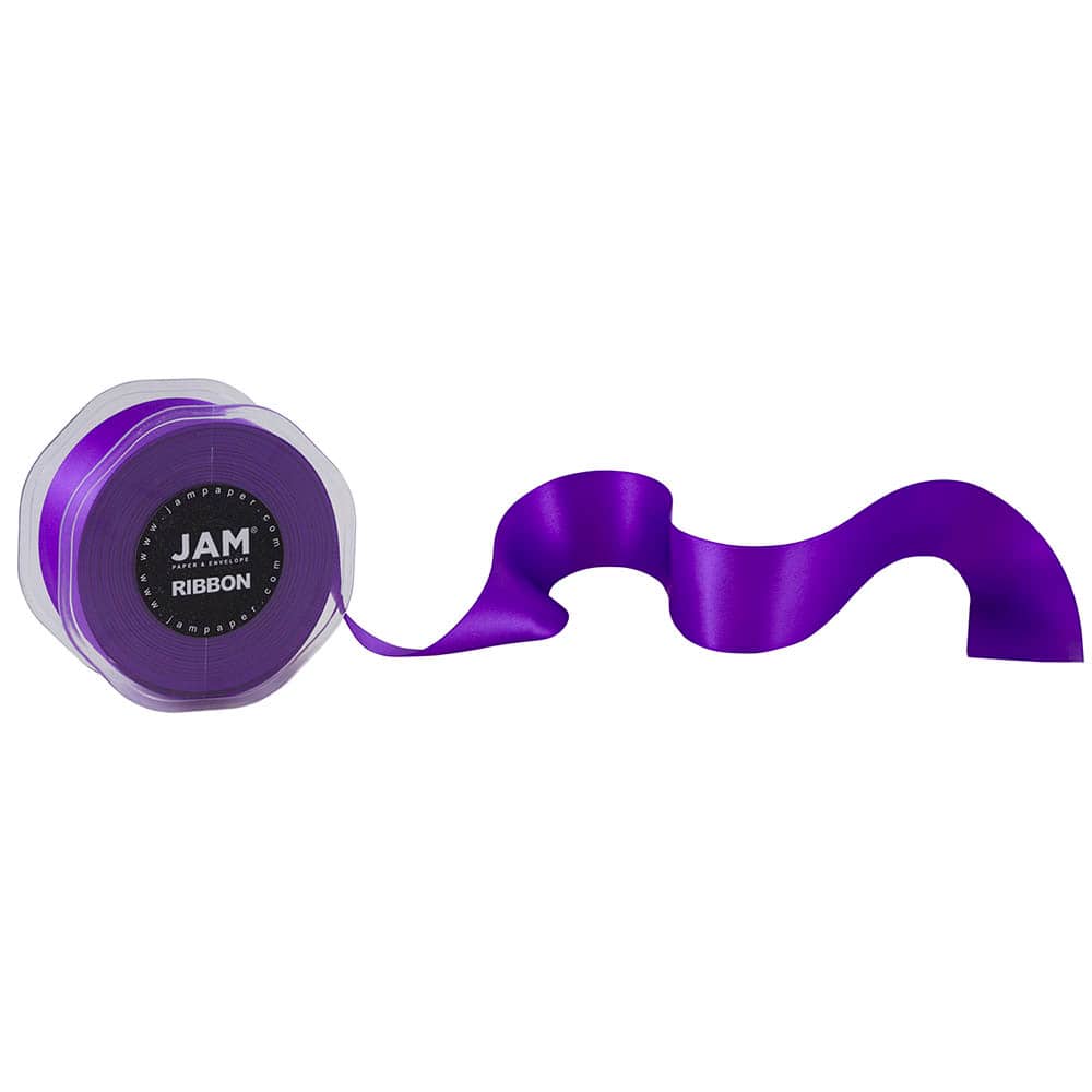 JAM Paper 1.5" x 25yd. Double Faced Satin Ribbon